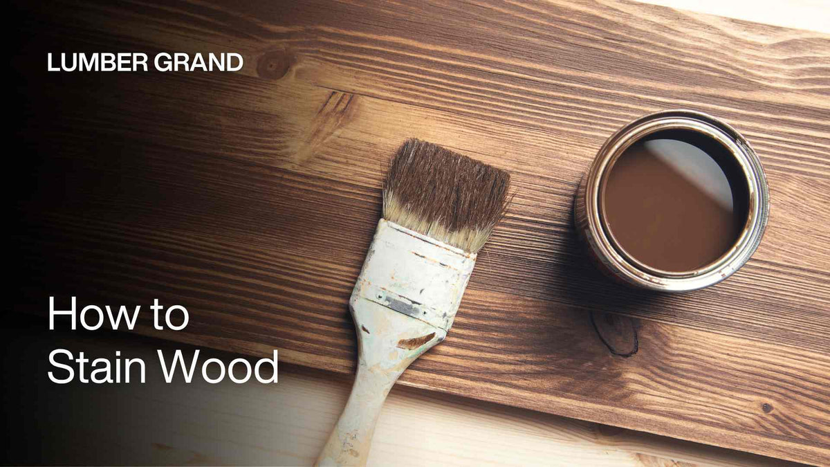 How to Stain Wood