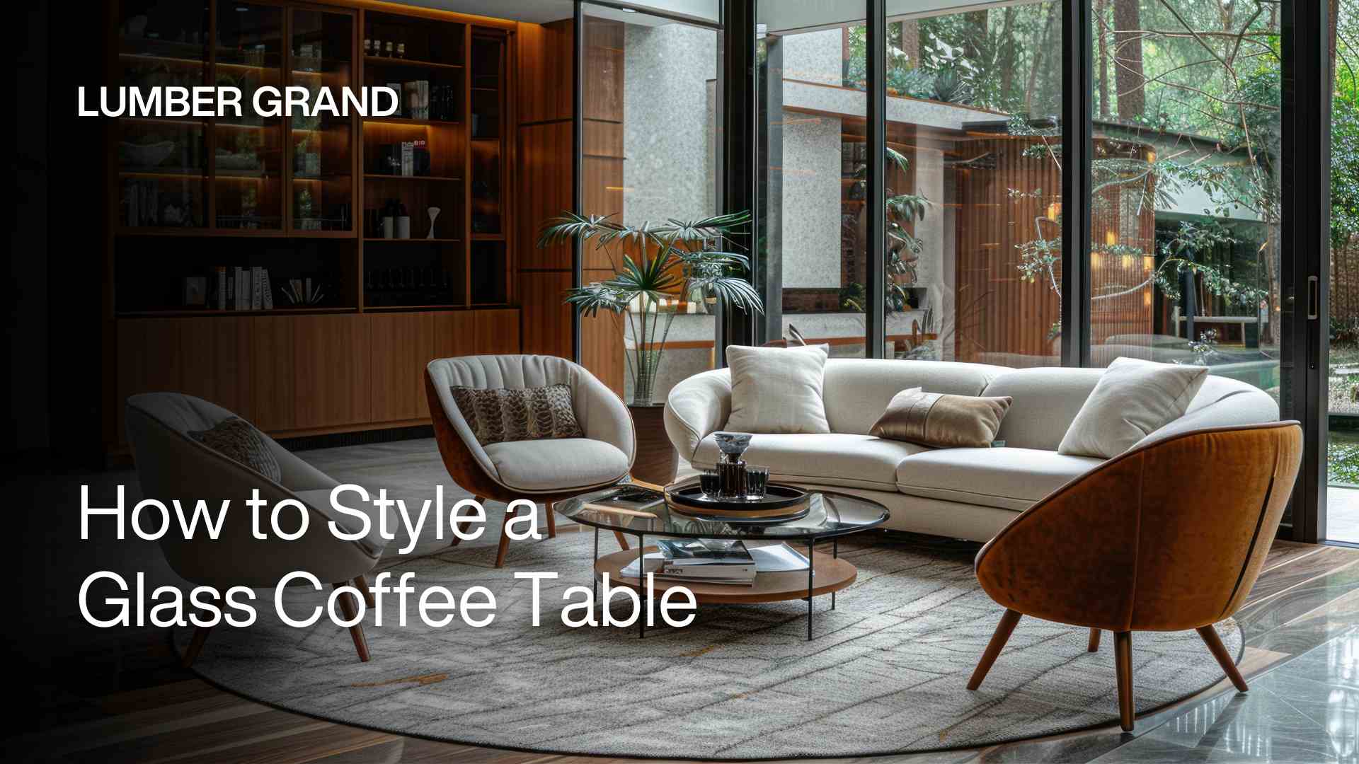 How to Style a Glass Coffee Table