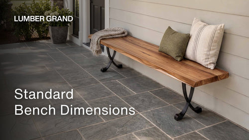 Standard Bench Dimensions: Exact Sizes for Every Type of Bench