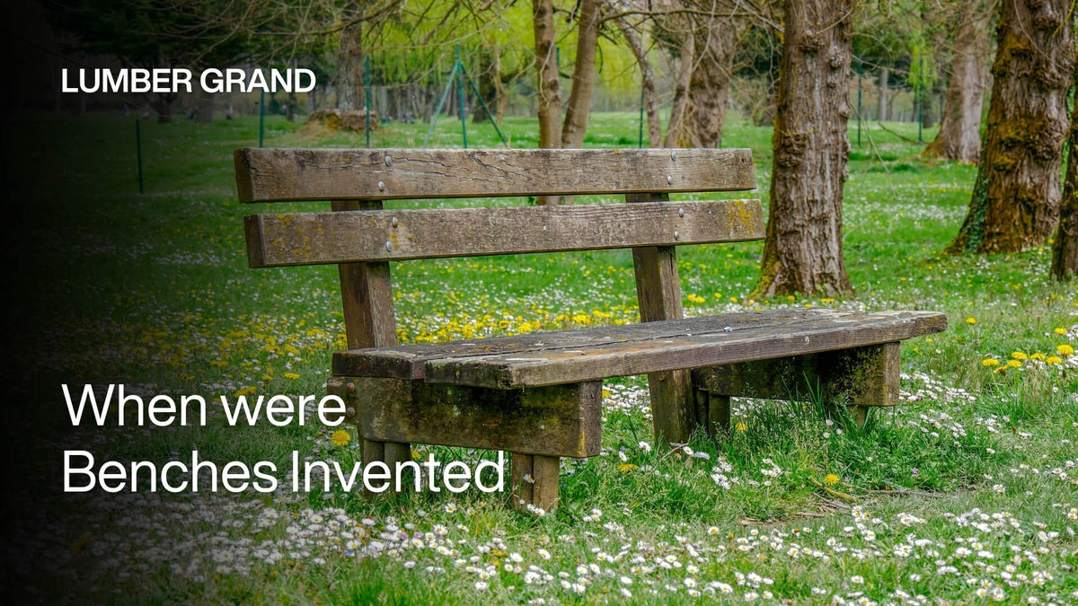 When were Benches Invented?