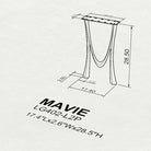 Console Table with Mavie 28.5" H Steel Table Legs - 3d drawings