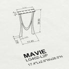 Console Table with Mavie 28.5" H Steel Table Legs - 3d drawings