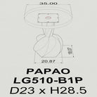 Dining Table with Papao 28.5" H Steel Table Base for Wood Epoxy Top - white background - 3d drawings