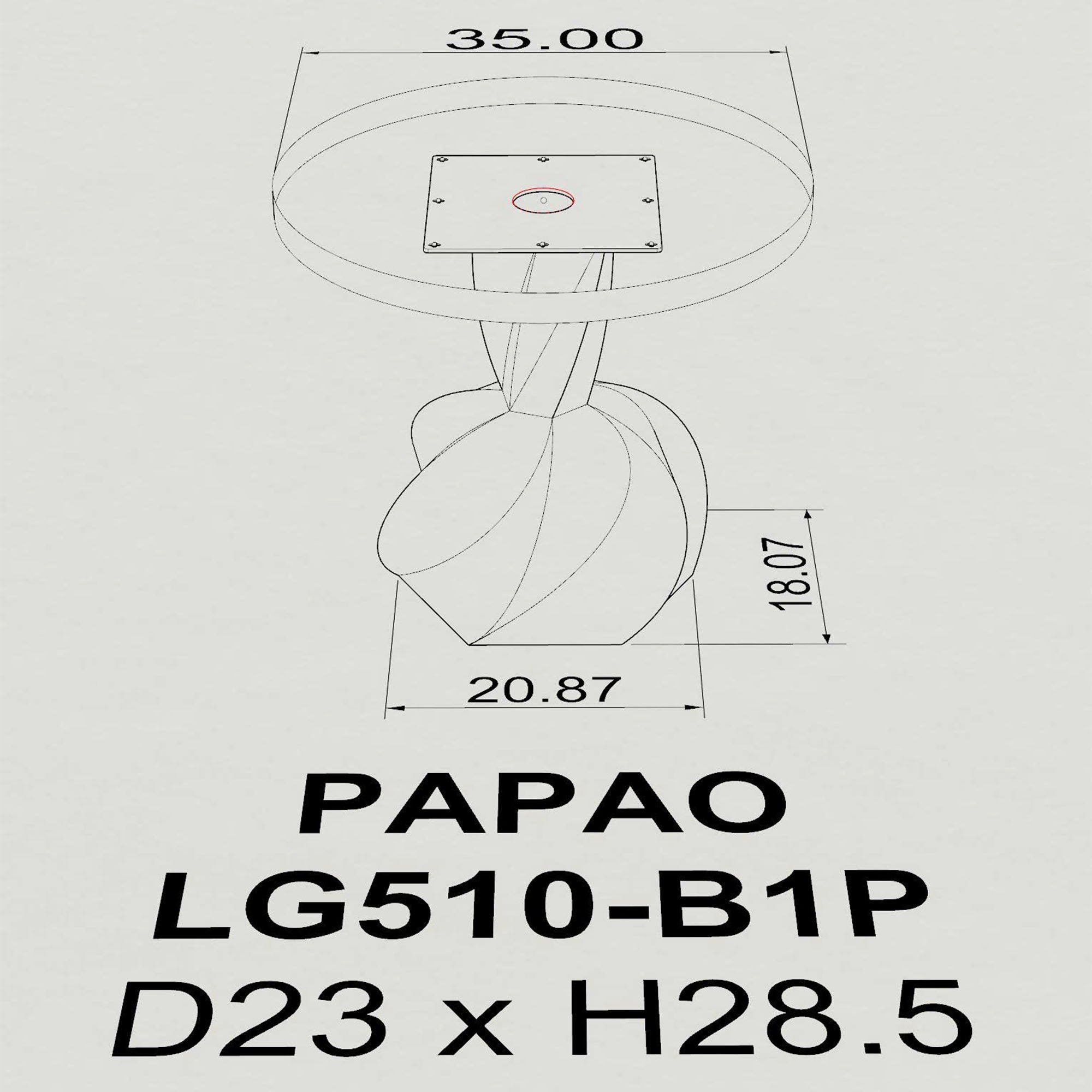 Dining Table with Papao 28.5" H Steel Table Base for Wood Epoxy Top - white background - 3d drawings