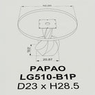 Dining Table with Papao 28.5" H Steel Table Base for Wood Epoxy Top - white background - 3d drawings