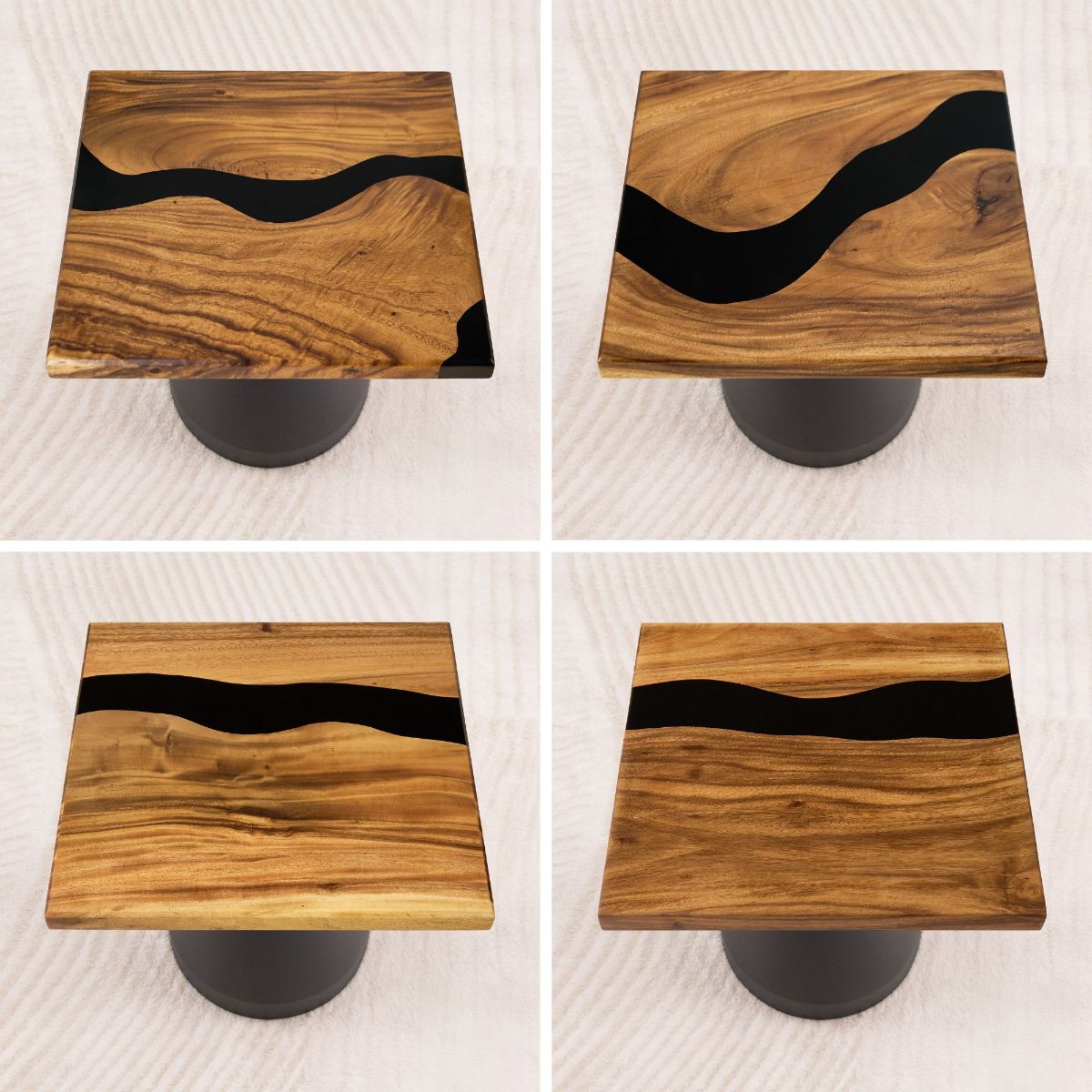 MODERN RECTANGLE DINING TABLE - Natural Wood Grain - Lumber Grand
