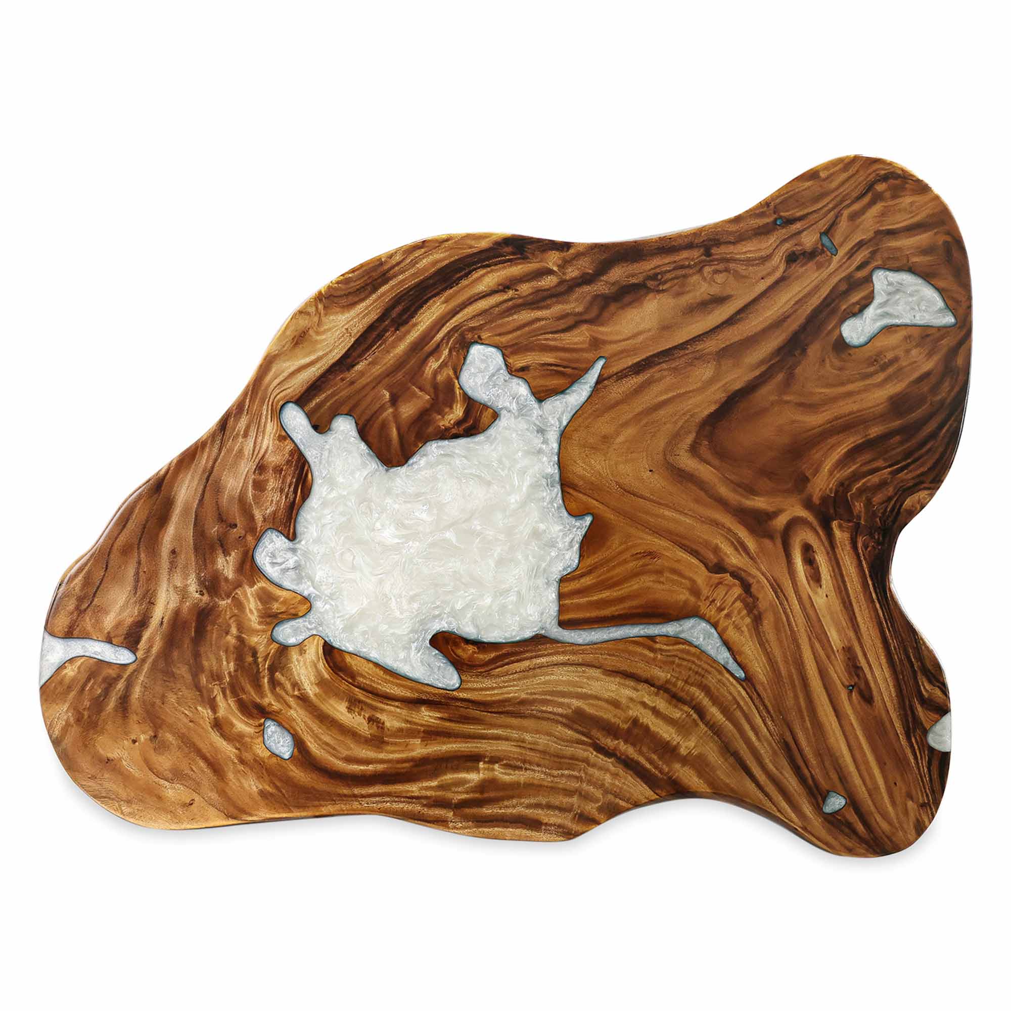 Live Edge Table Top 46" - 85" for Rustic Dining Tables and Desks - LE-56X40X26 white background