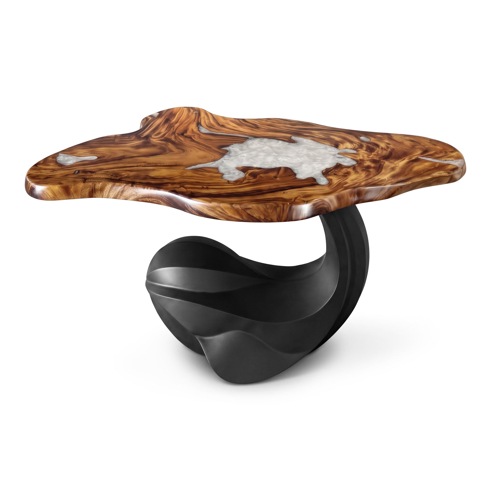 Live Edge Table Top 46" - 85" for Rustic Dining Tables and Desks - LE-56X40X26 white background