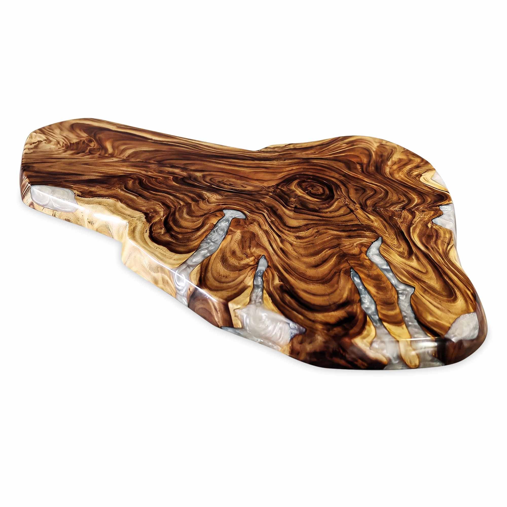 Live Edge Table Top 46" - 85" for Rustic Dining Tables and Desks - LE-60X37X18 white background