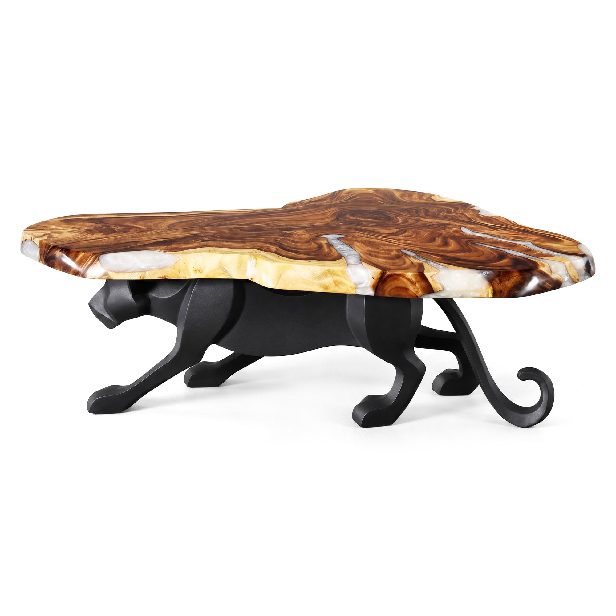 Live Edge Table Top 46" - 85" for Rustic Dining Tables and Desks - LE-60X37X18 white background