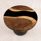 round epoxy table top 15 inches river 05