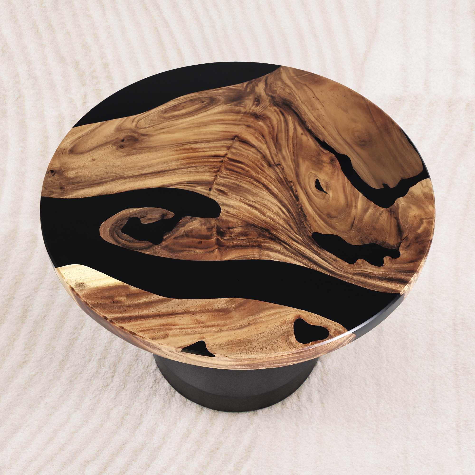 round epoxy table 29 inches - SRU29-1019