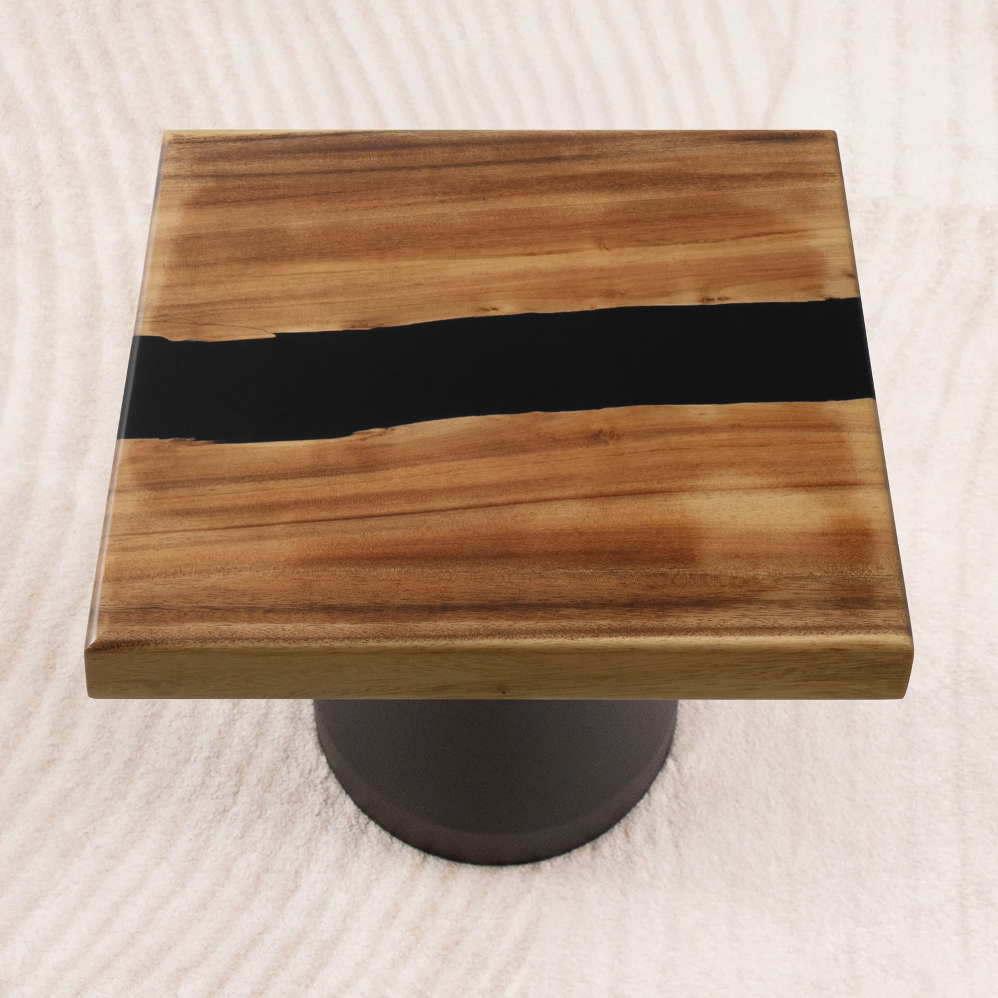 square epoxy table top 15 inches - SSQ15x15-411
