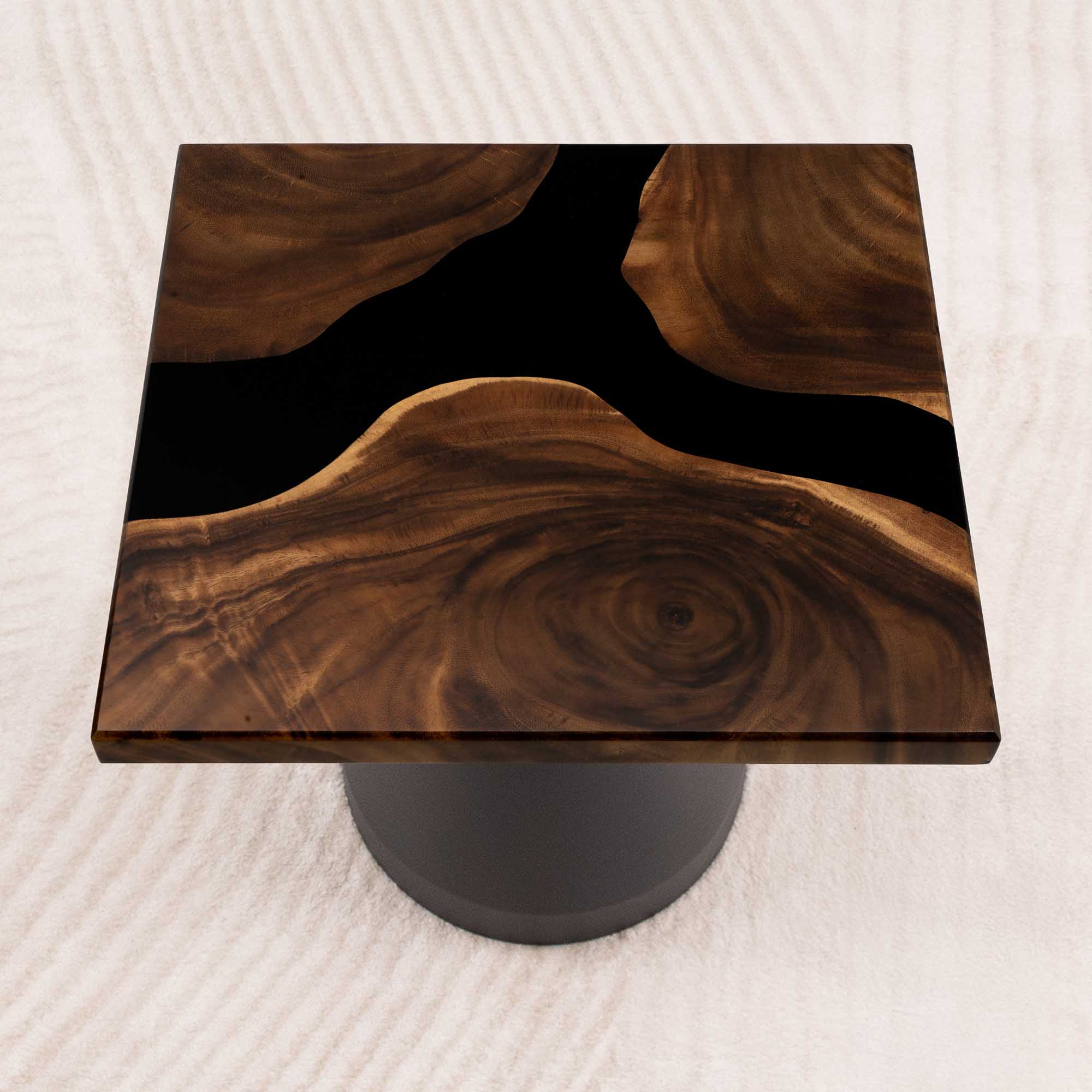 square epoxy table top 19 inches e