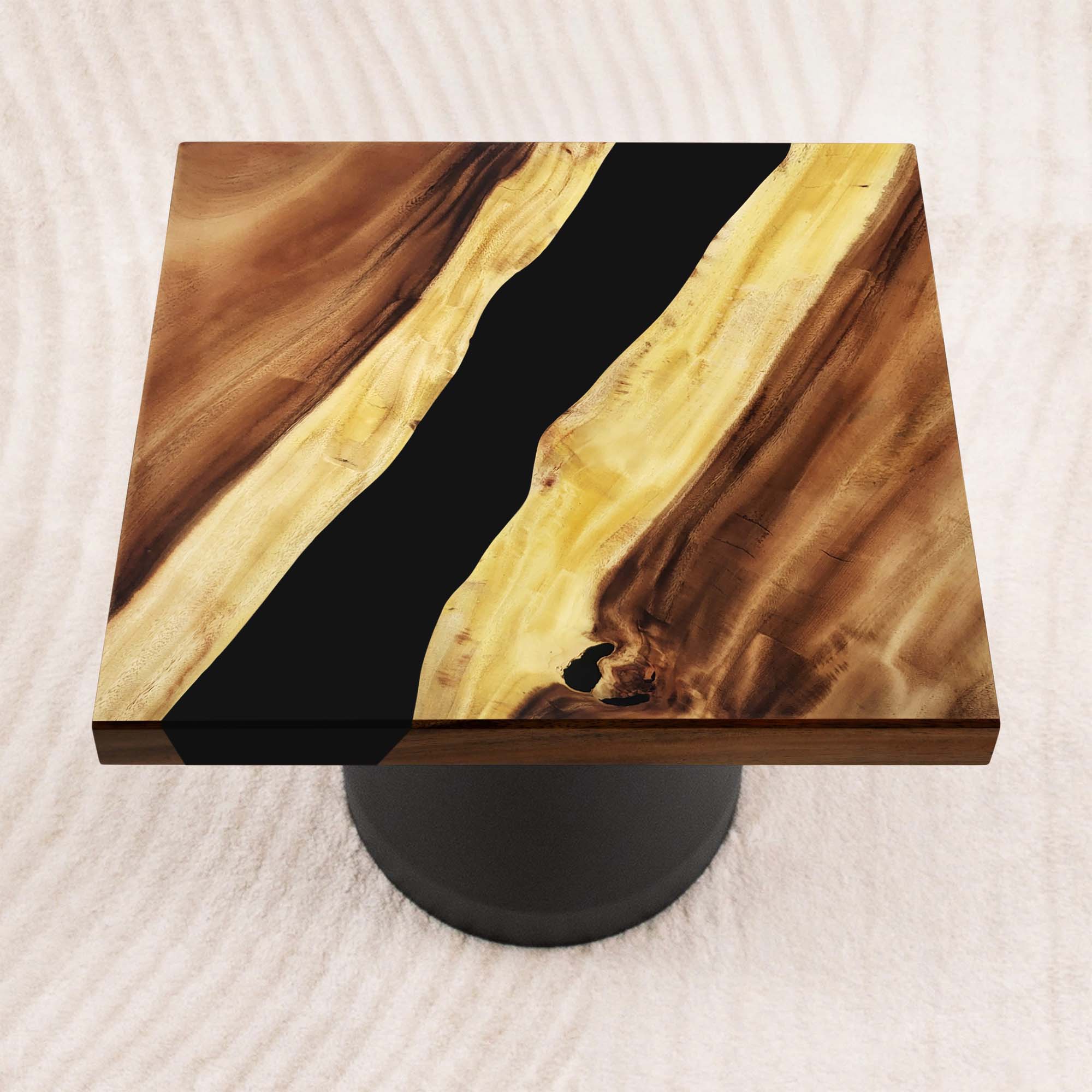 Square Wooden Epoxy Dining Table 23