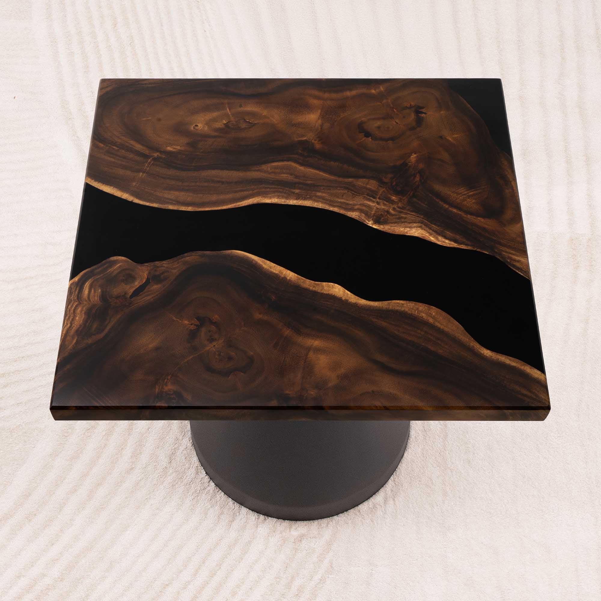 Square Wooden Epoxy Dining Table 23