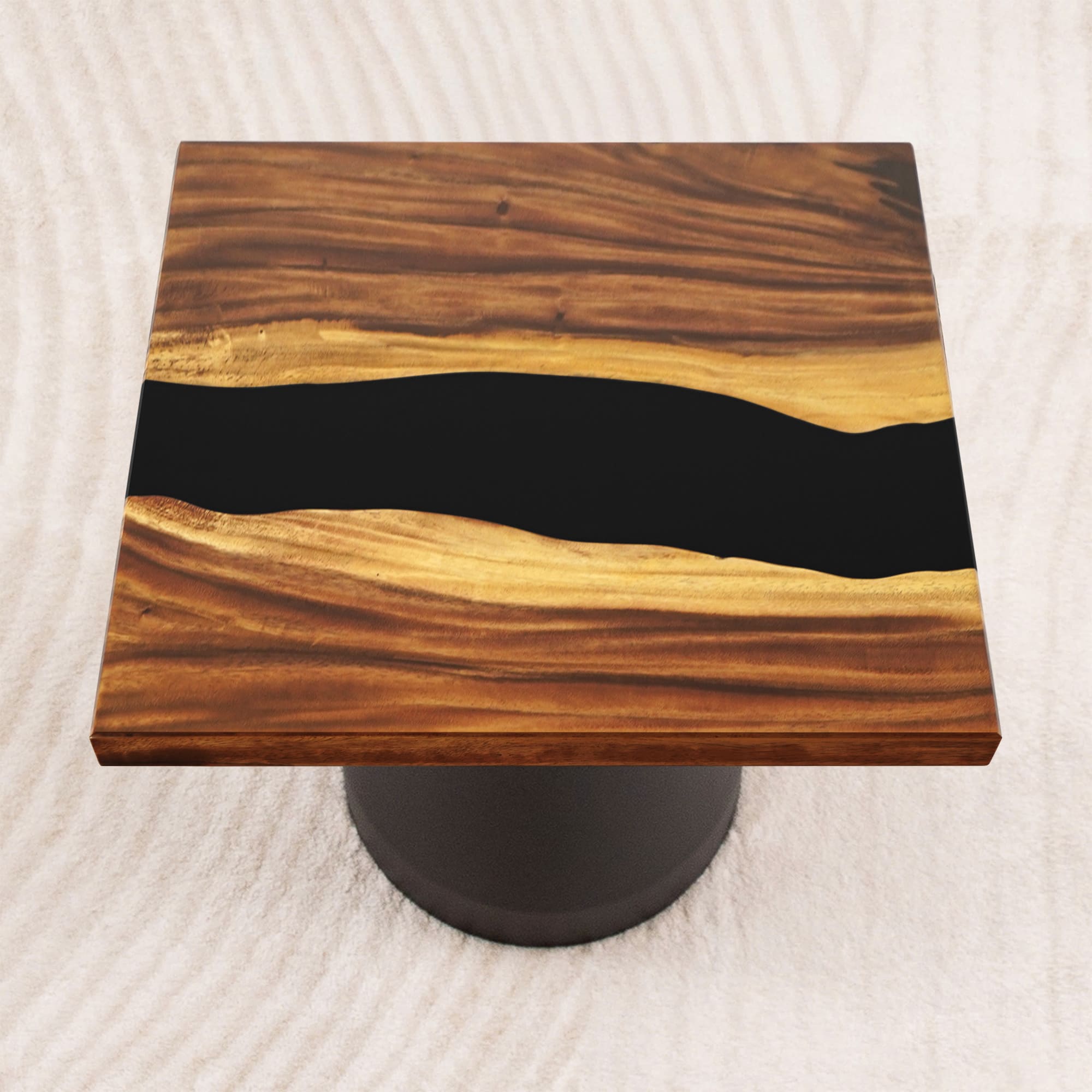 square epoxy table top 23 inches - SSQ23x23-443