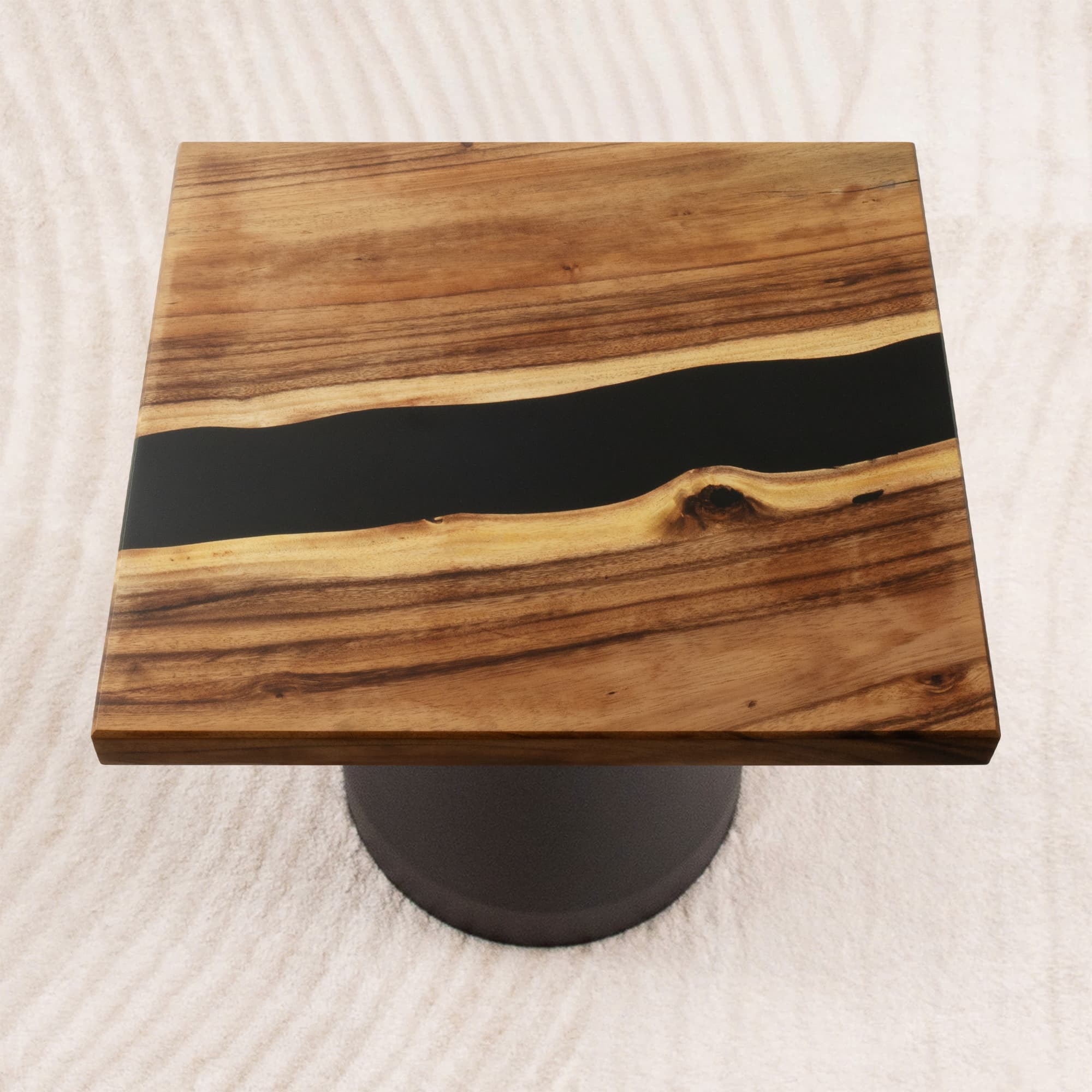 square epoxy table top 23 inches - SSQ23x23-449