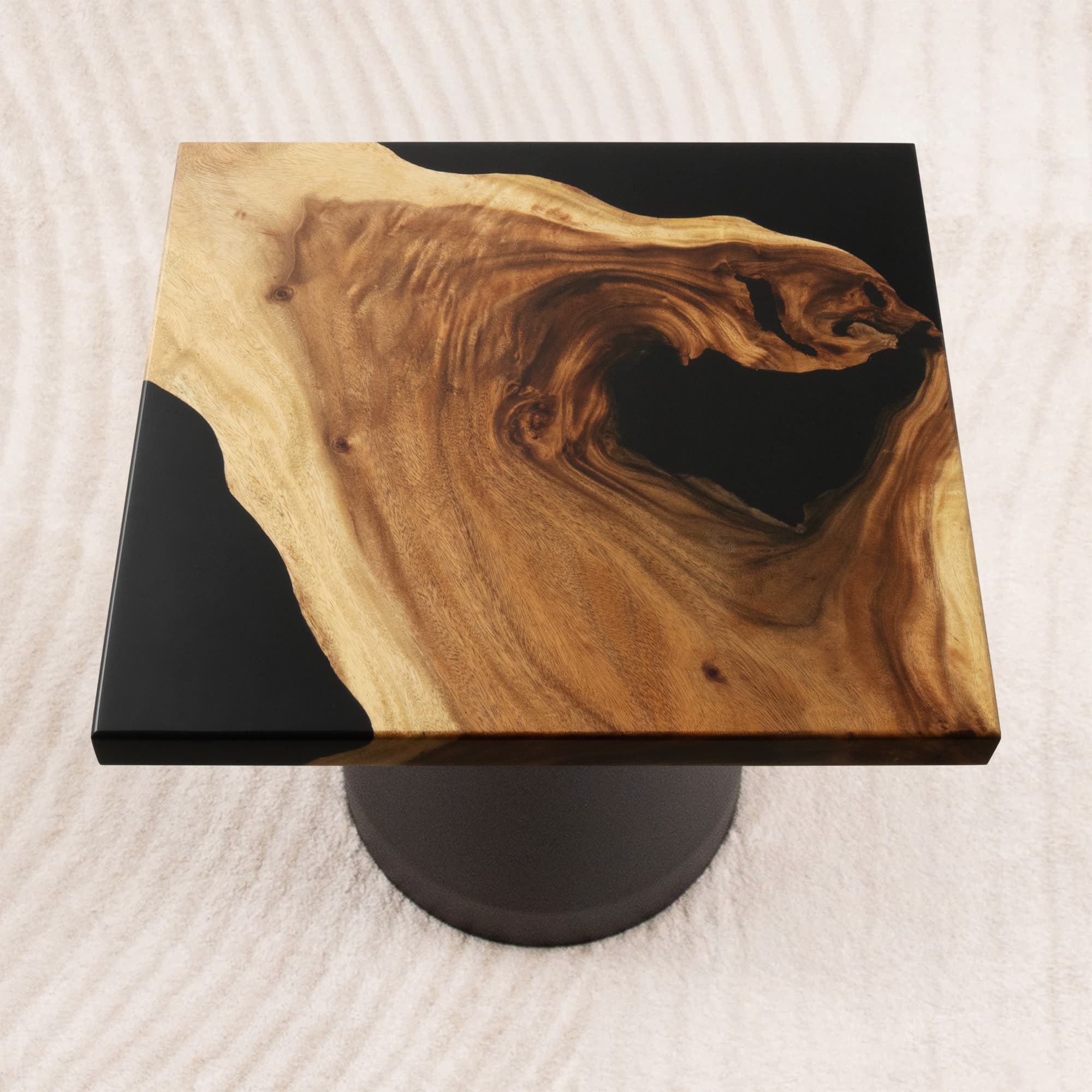 square epoxy table top 23 inches - SSQ23x23-450