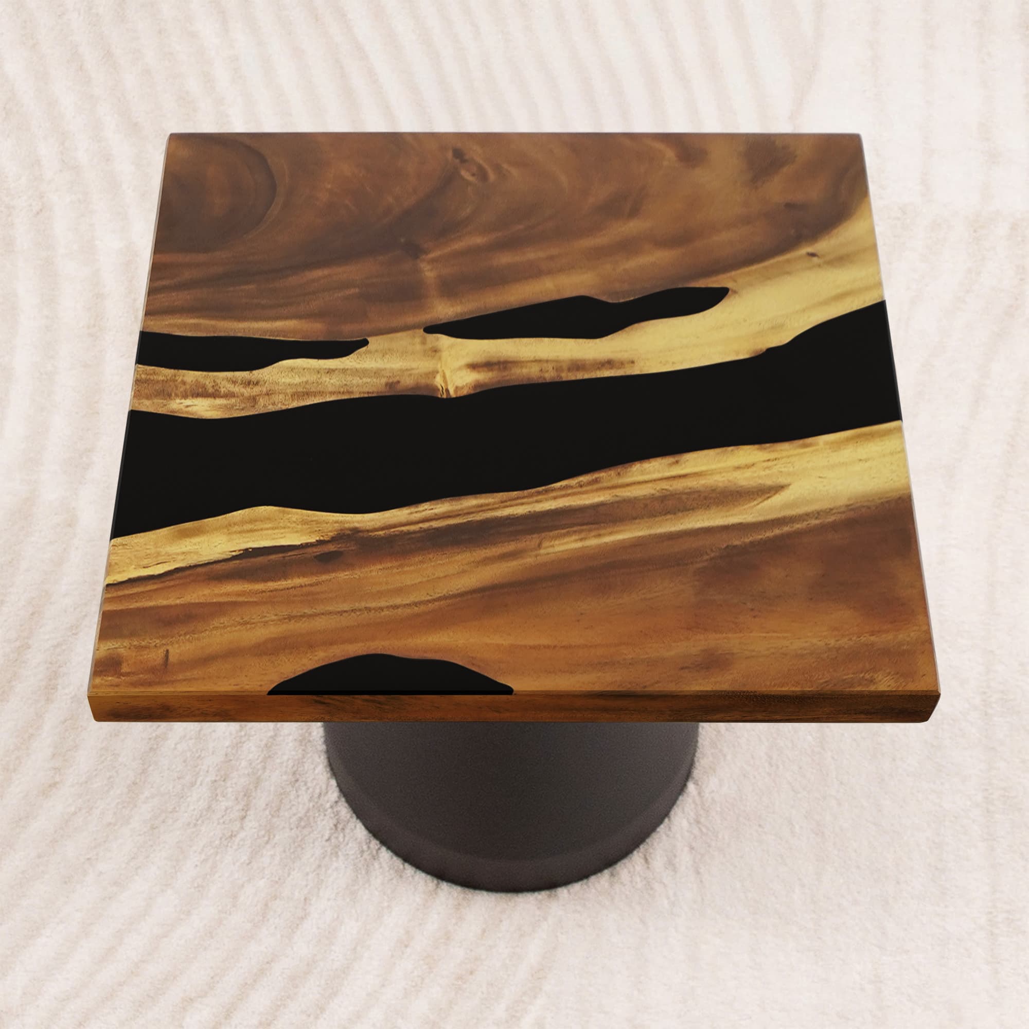 square epoxy table top 23 inches - SSQ23x23-452