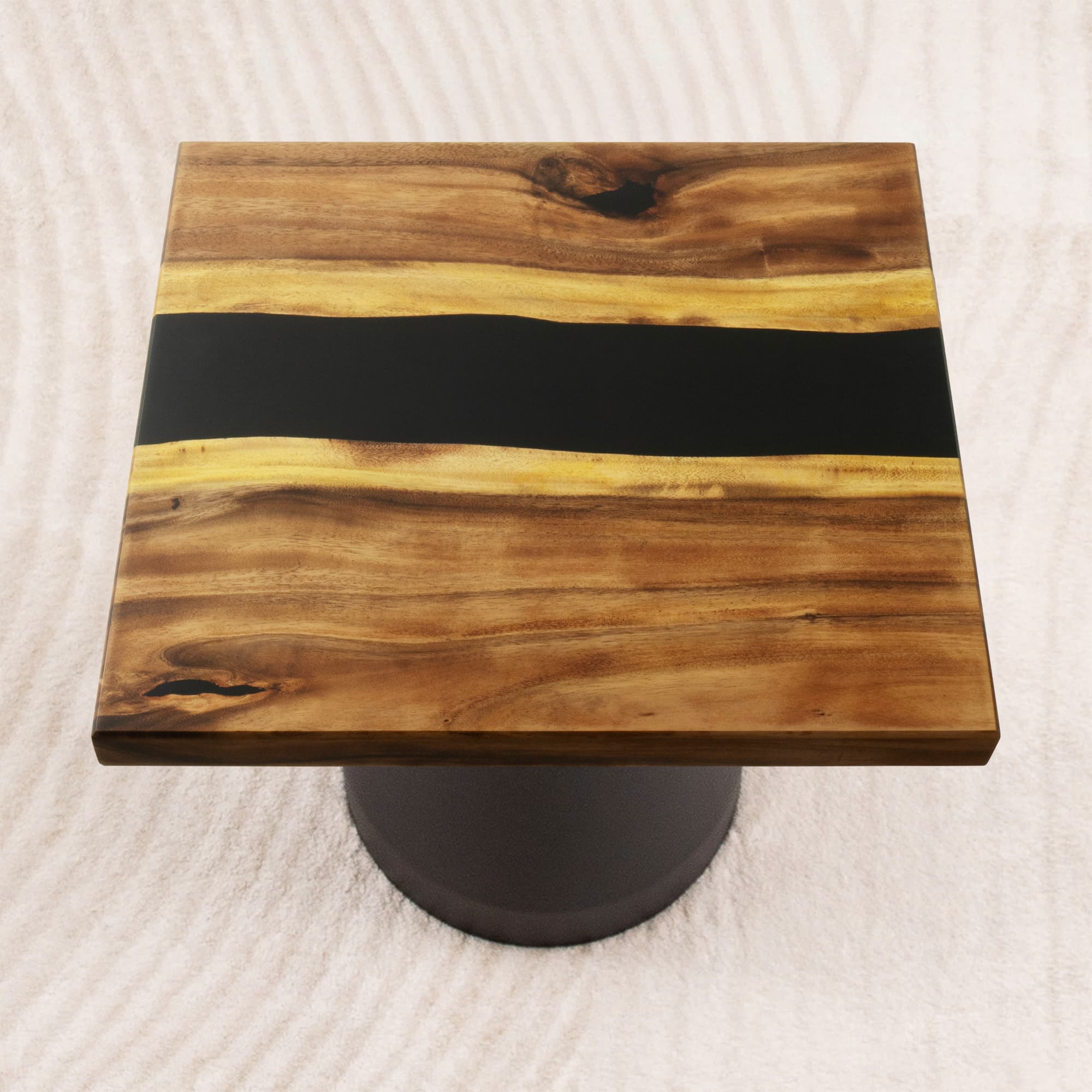 square epoxy table top 23 inches - SSQ23x23-453