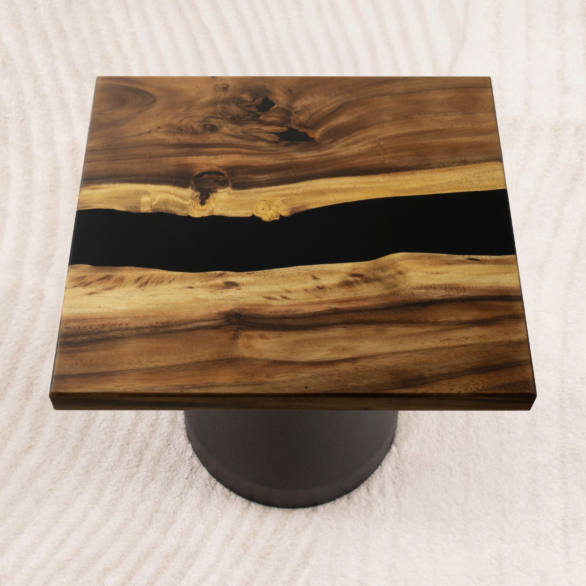 square epoxy table top 23 inches - SSQ23x23-455