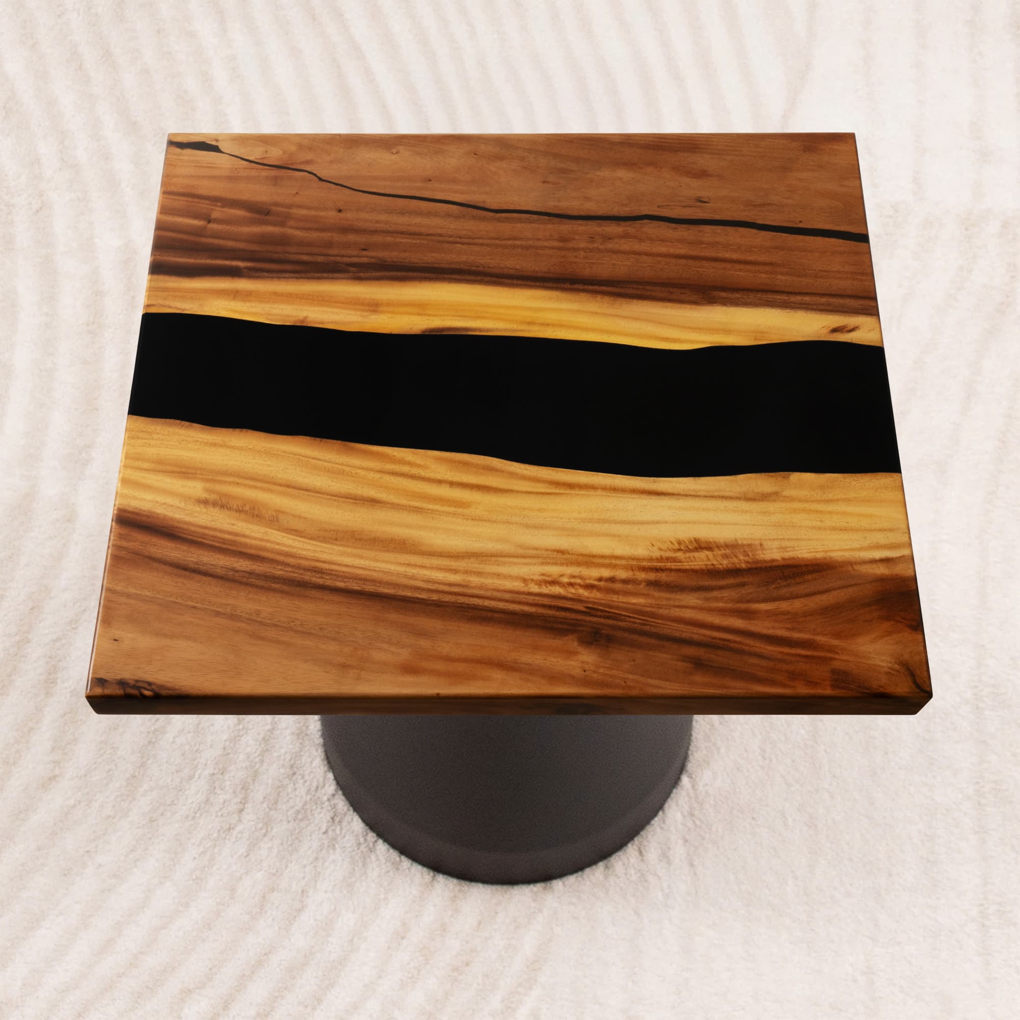square epoxy table top 29 inches - SSQ29x29-511