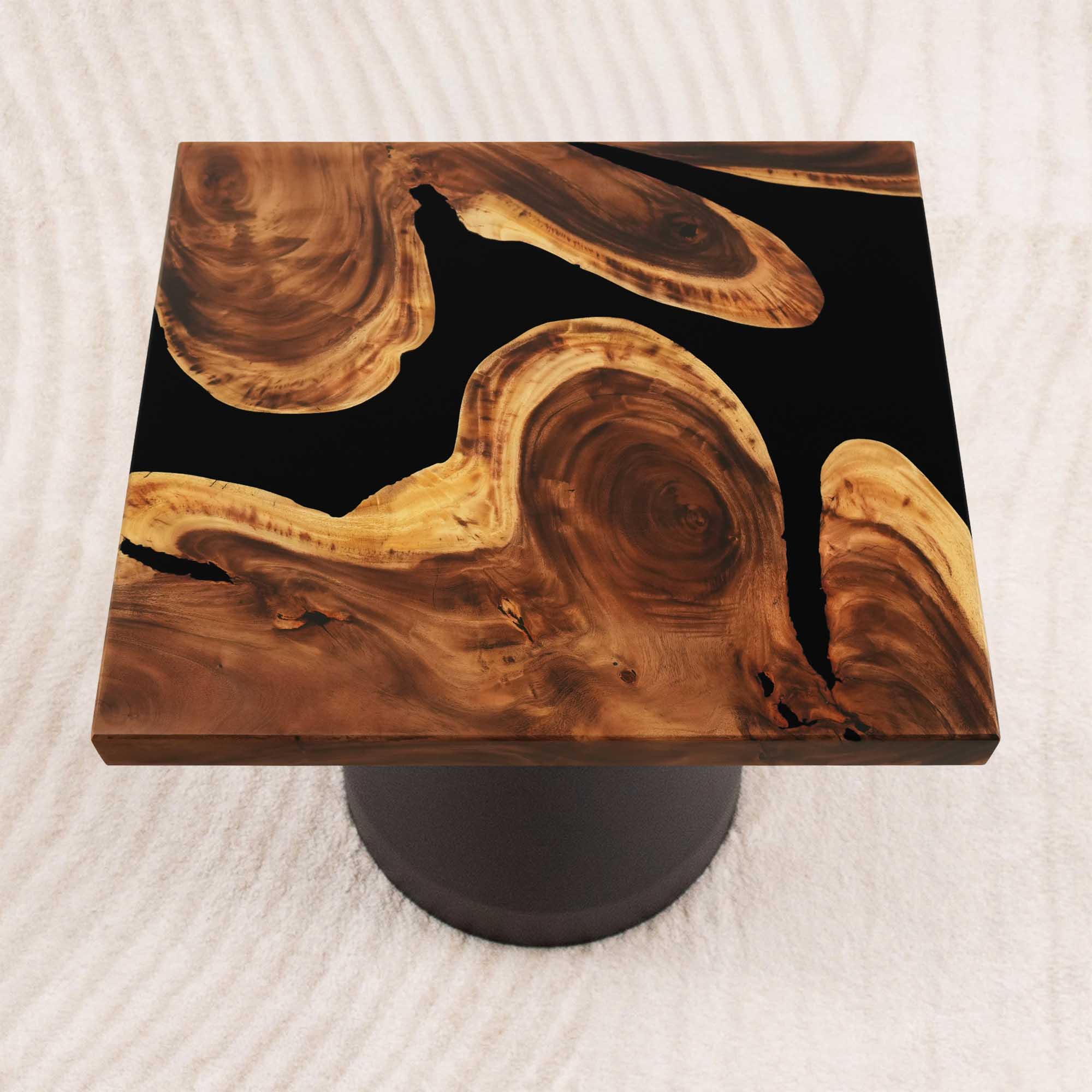 square epoxy table top 29 inches - SSQ29x29-598