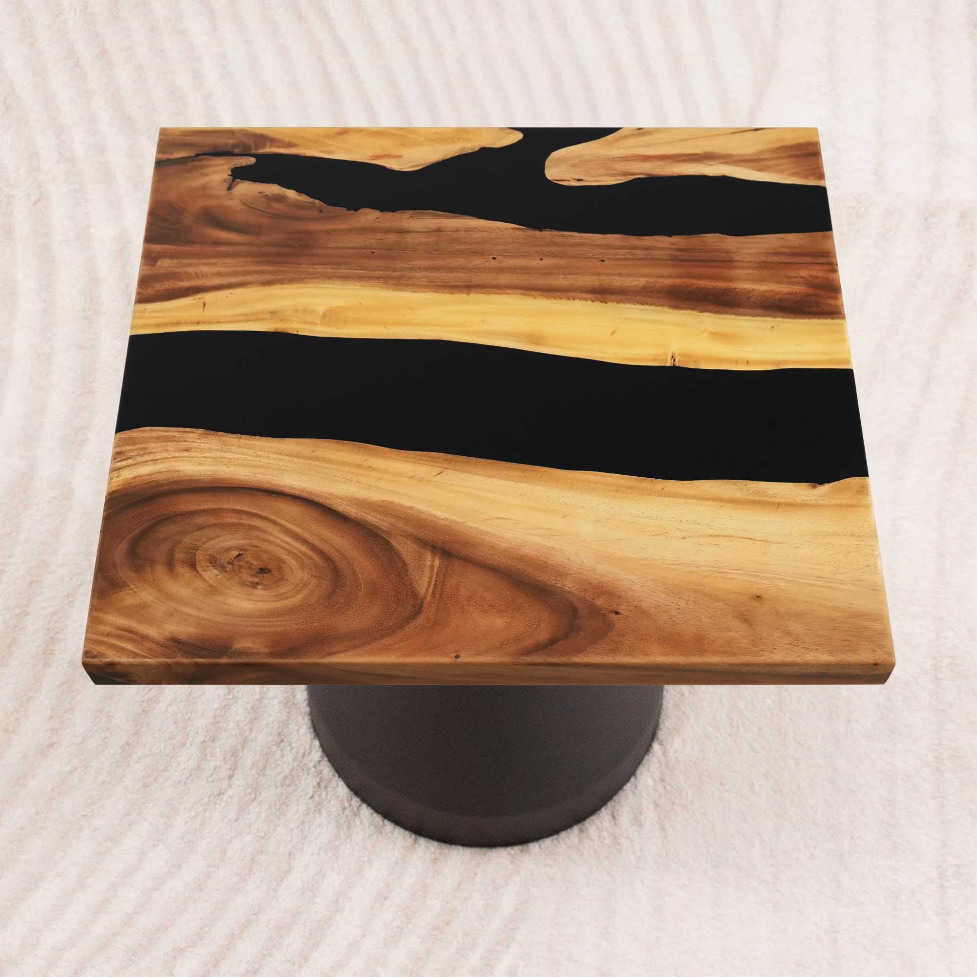 square epoxy table top 29 inches - SSQ29x29-599