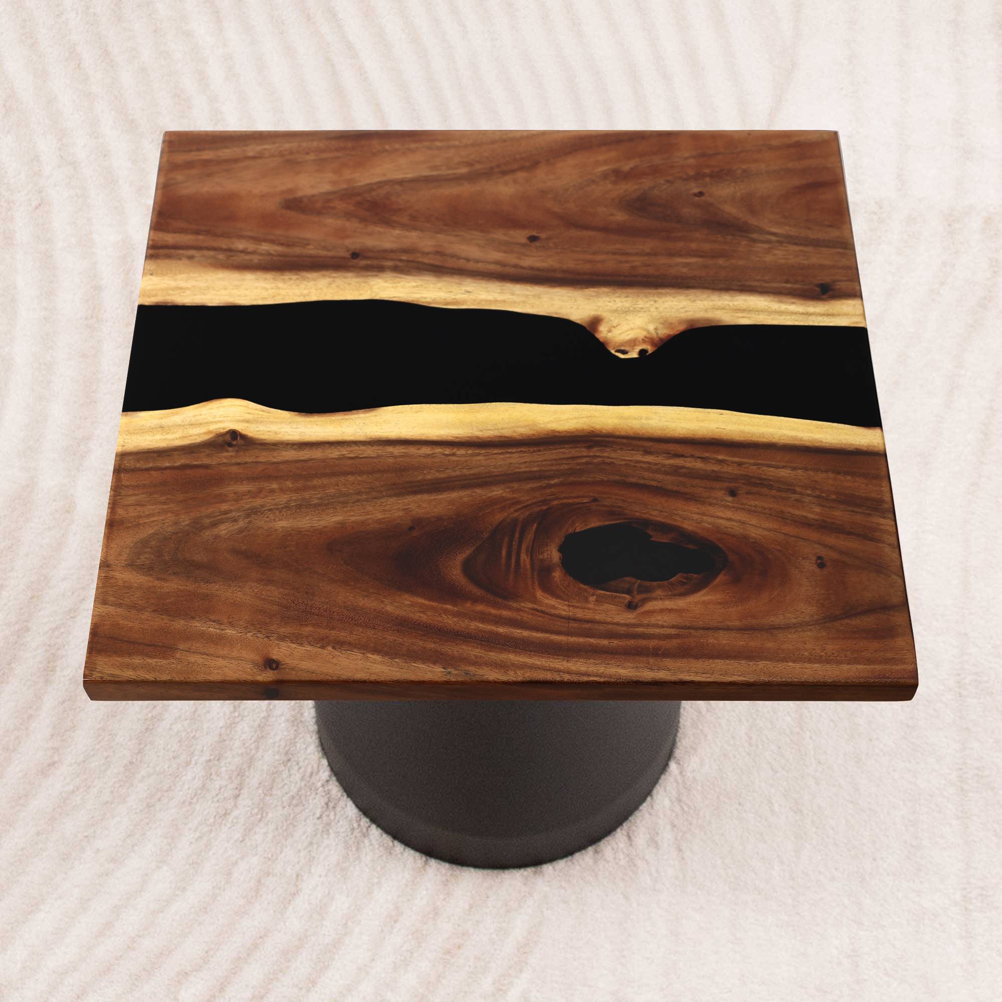 square epoxy table top 29 inches - SSQ29x29-939