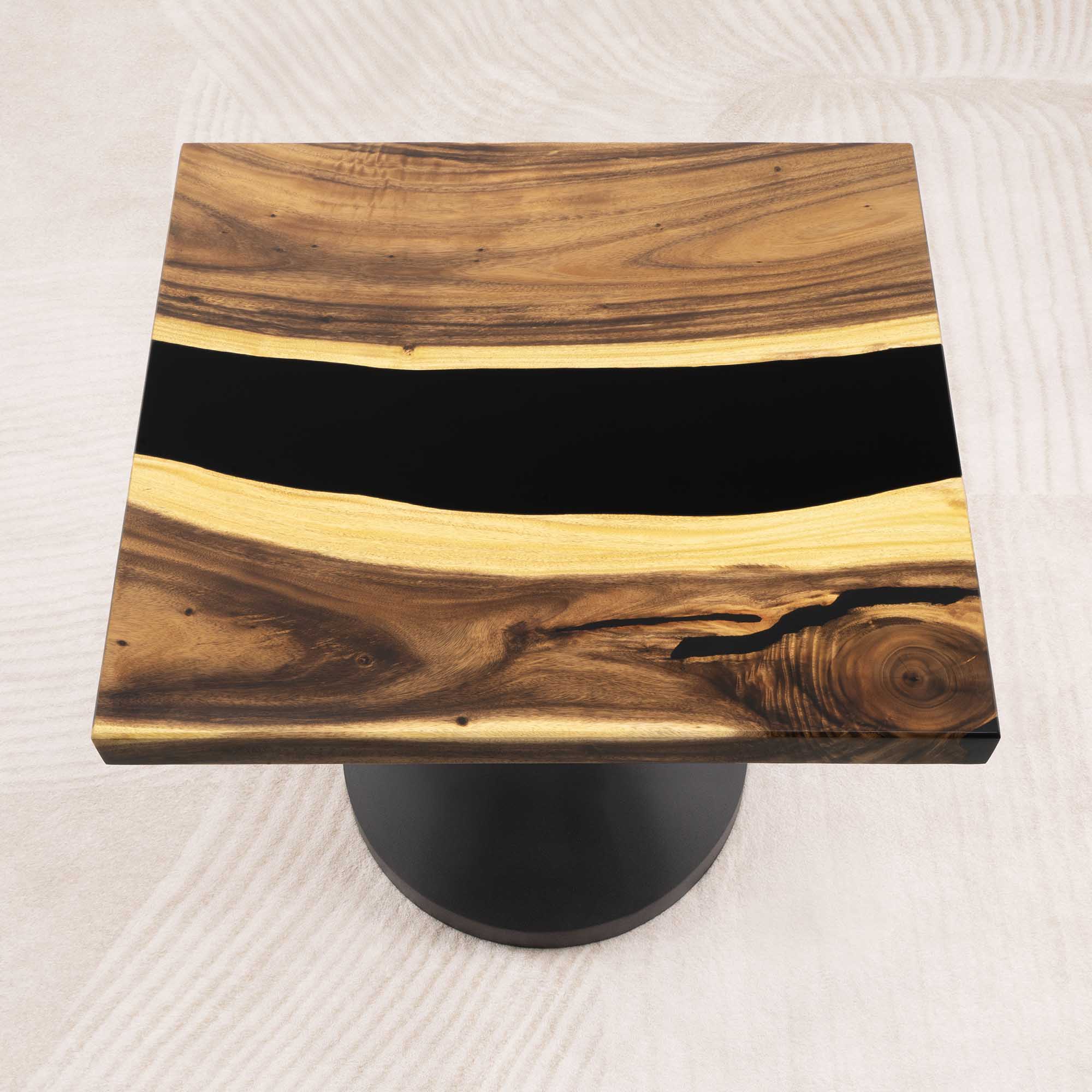 square black epoxy table top 35 inches ssq35x35 02