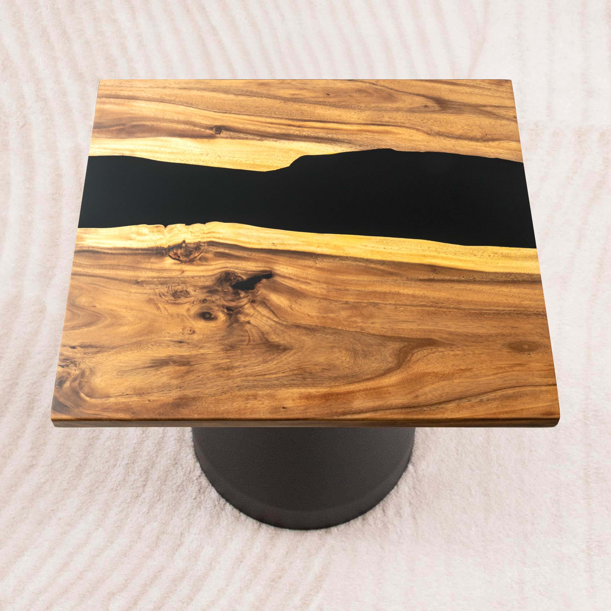 square epoxy table top 35 inches - SSQ35x35-402