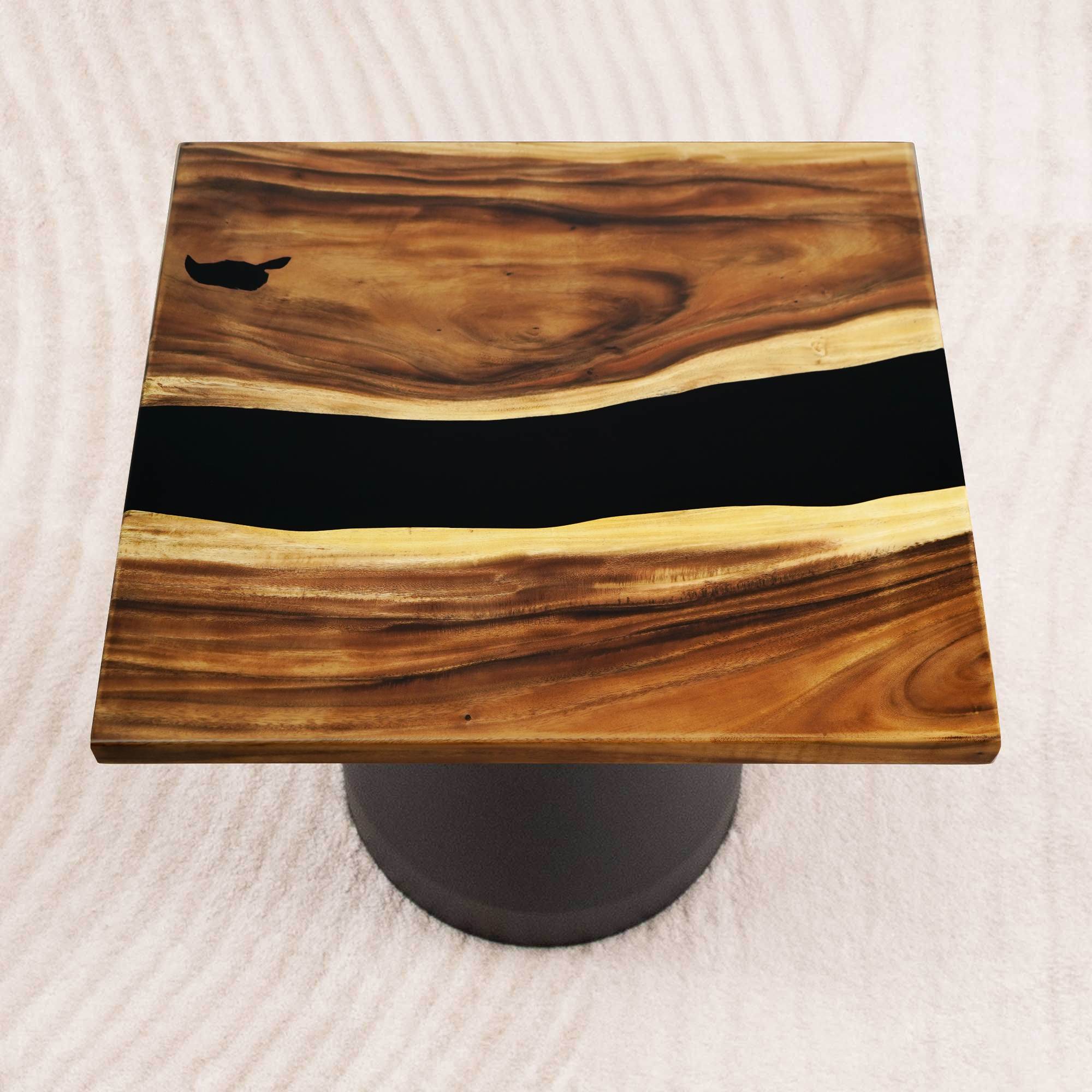square epoxy table top 35 inches - SSQ35x35-642