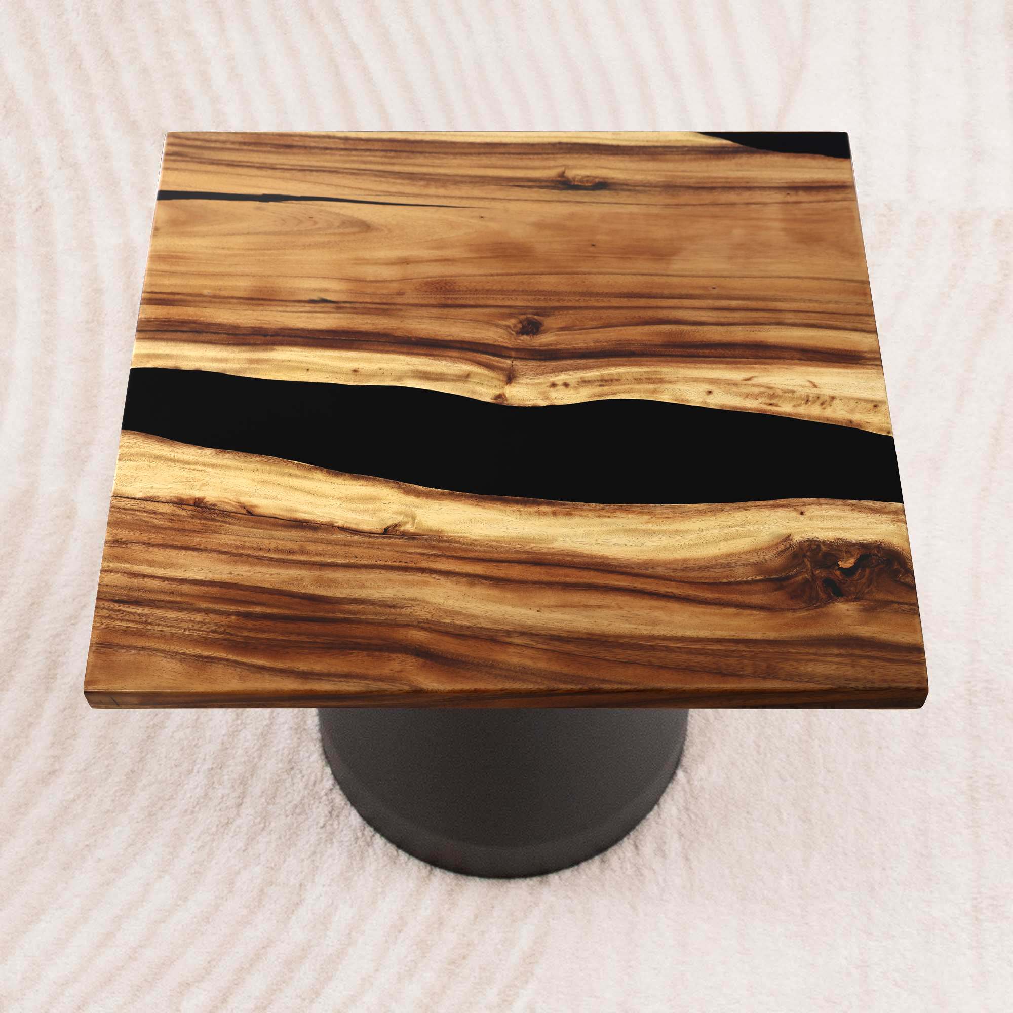 square epoxy table top 35 inches - SSQ35x35-942