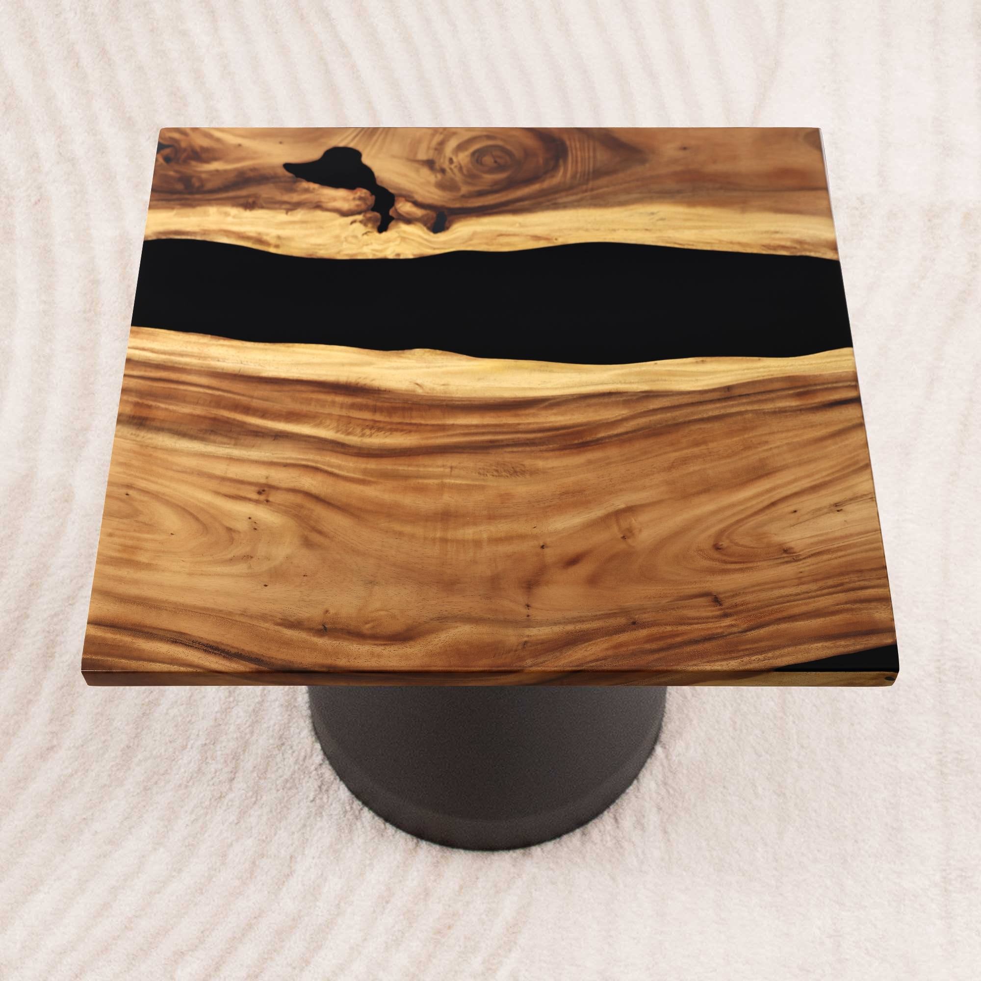 square epoxy table top 35 inches - SSQ35x35-943