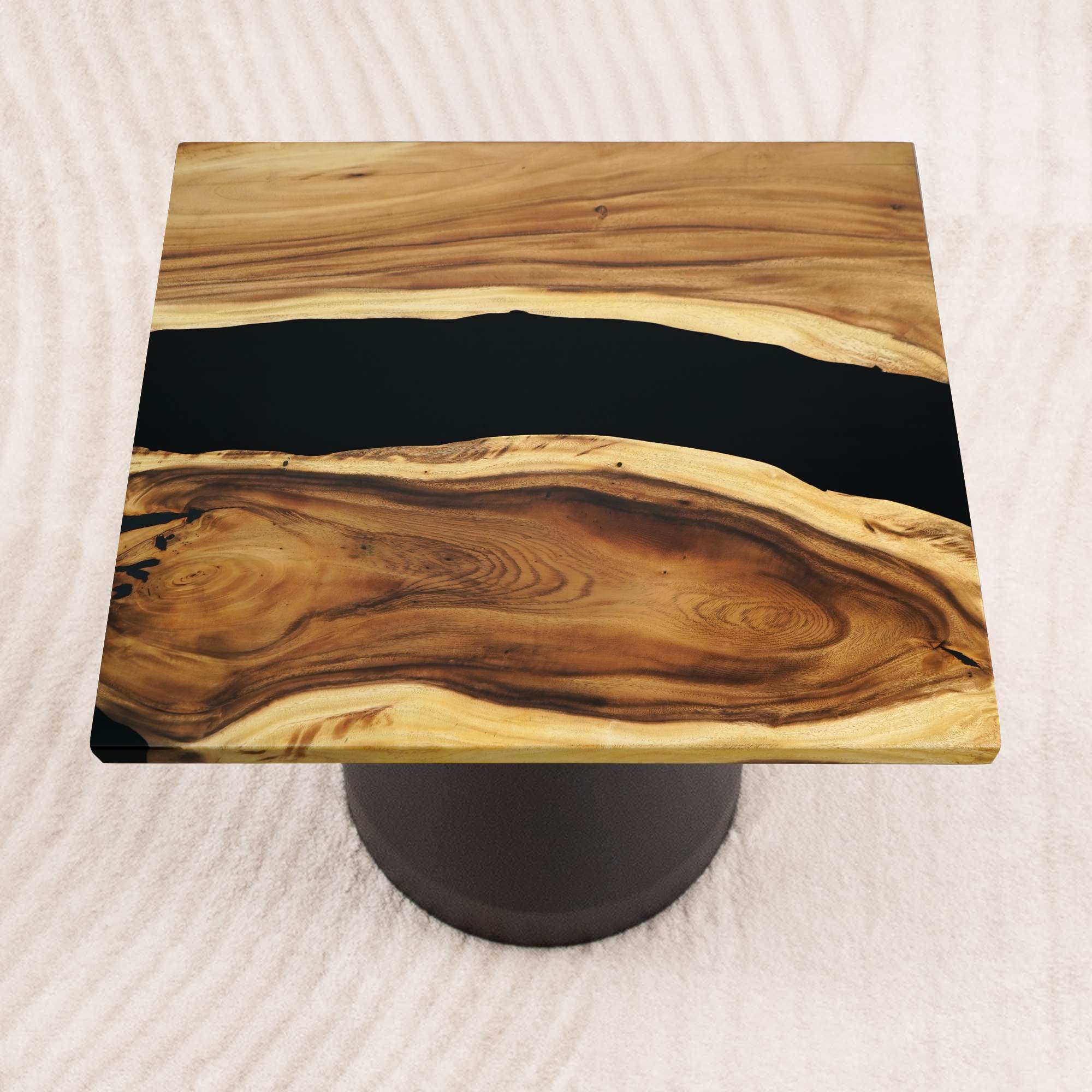 square epoxy table top 41 inches - SSQ41x41-341