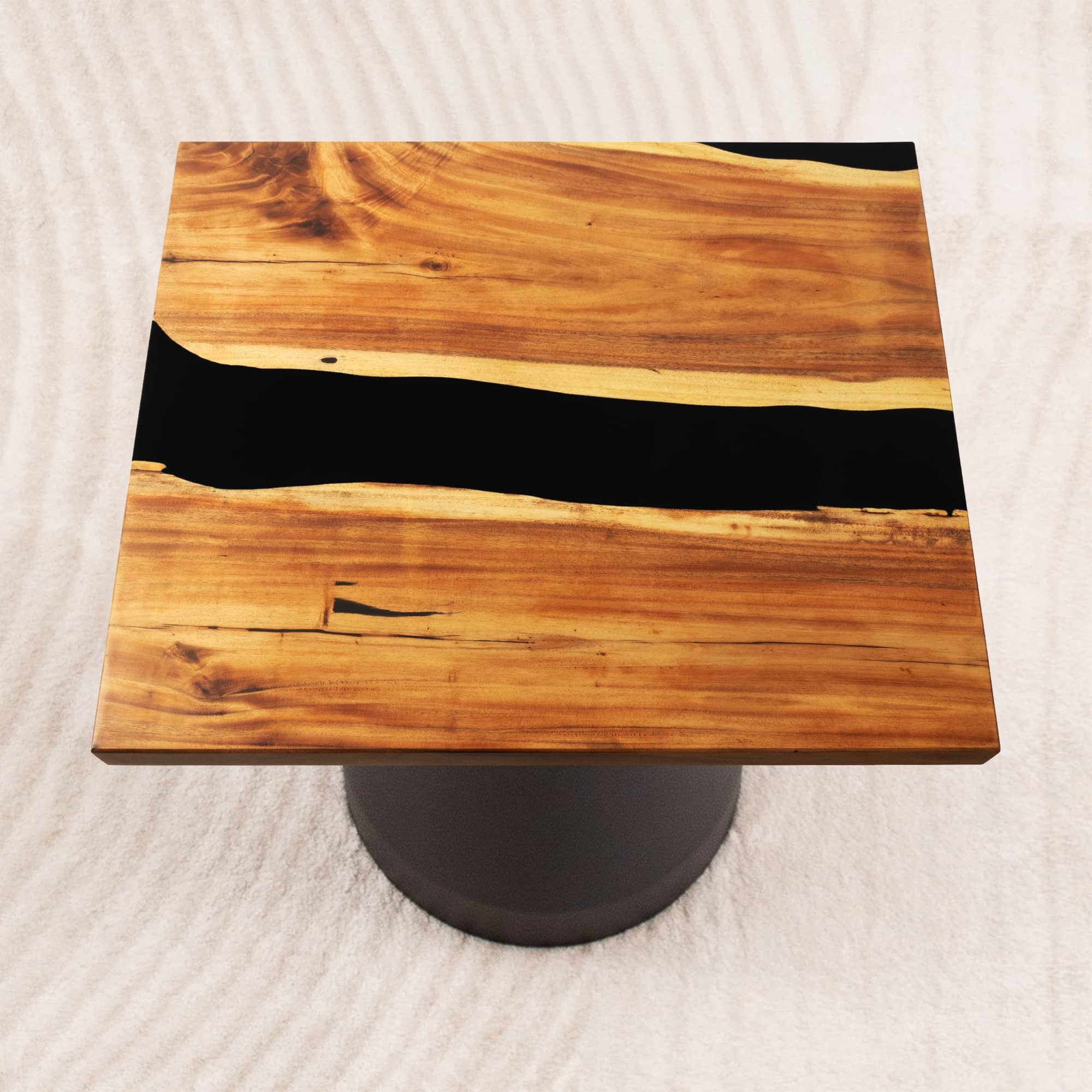 square epoxy table top 41 inches - SSQ41x41-500