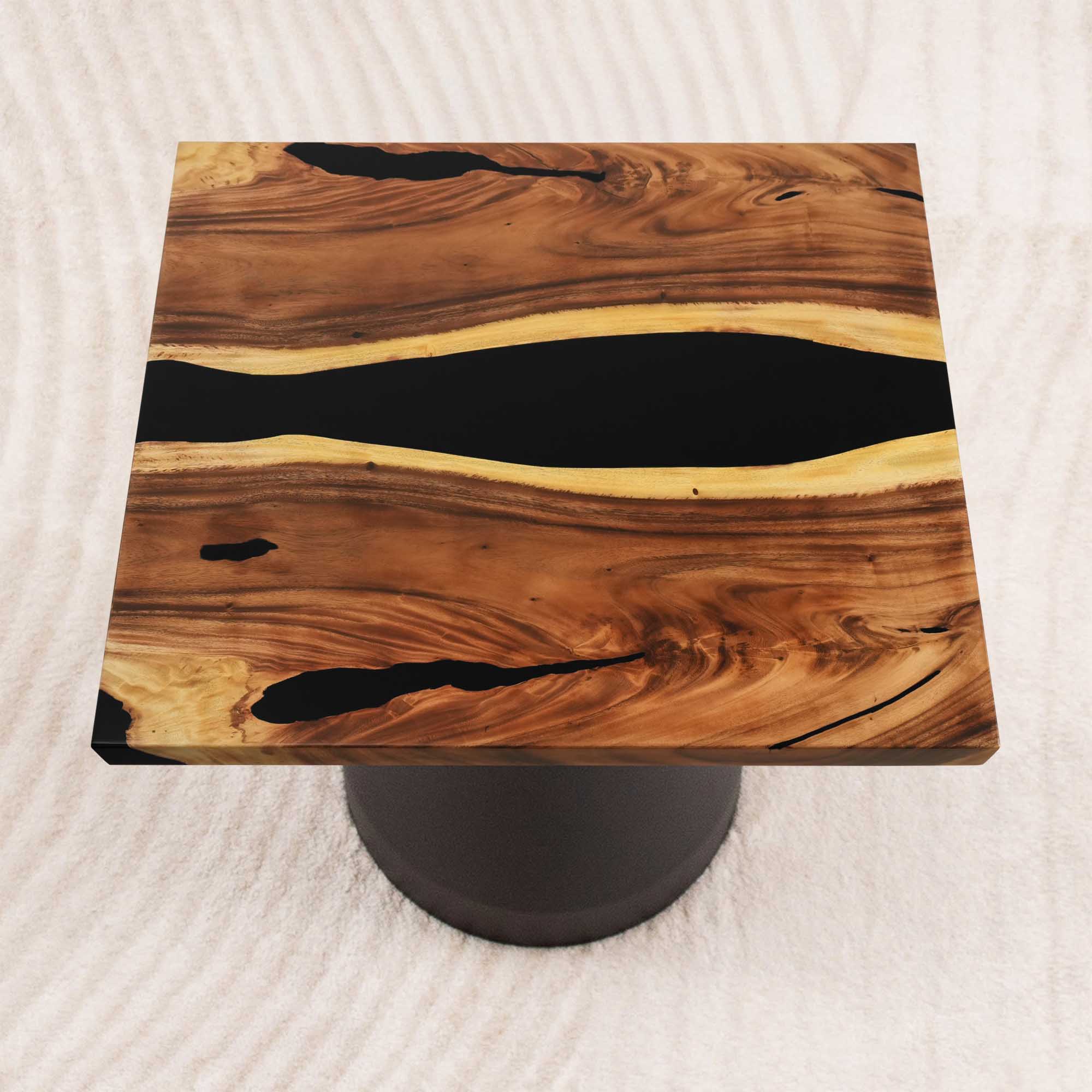 square epoxy table top 41 inches - SSQ41x41-606