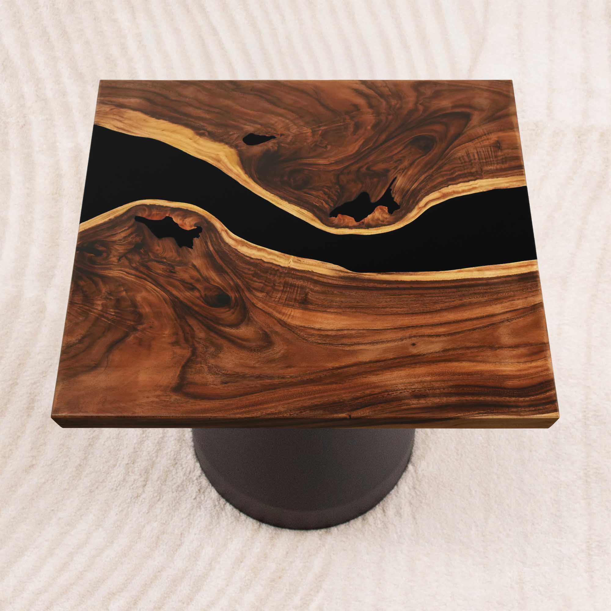 square epoxy table top 41 inches - SSQ41x41-607