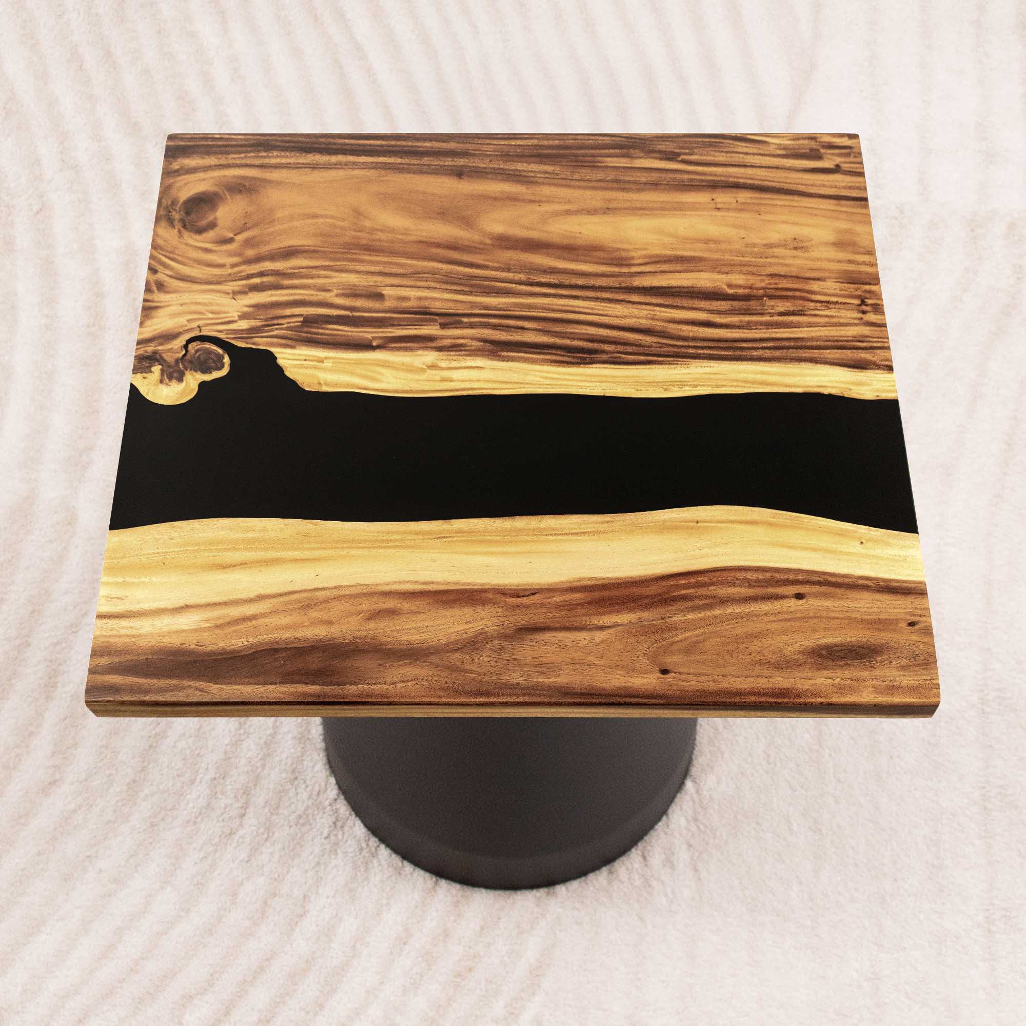 square epoxy table top 41 inches - SSQ41x41-615