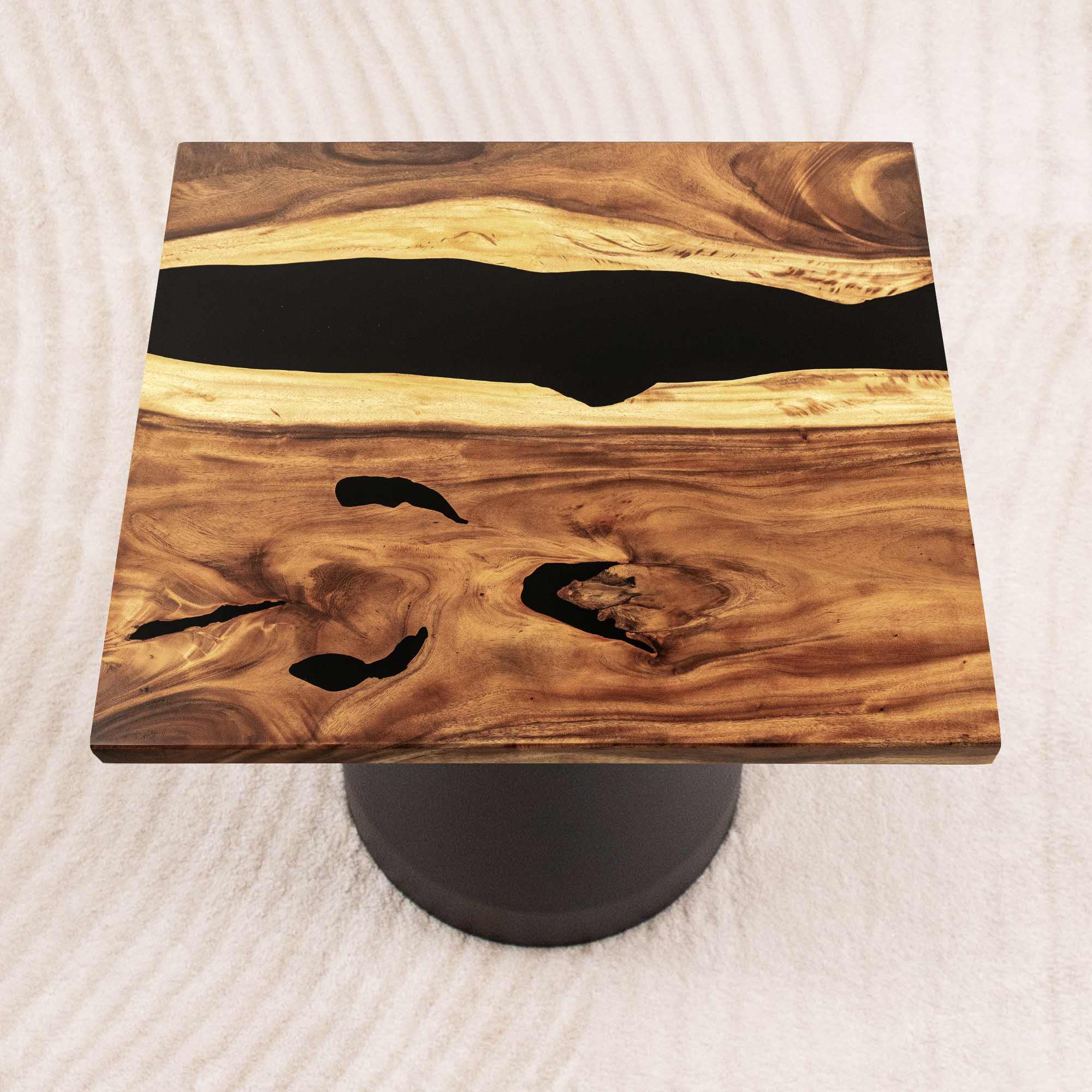 square epoxy table top 41 inches - SSQ41x41-616