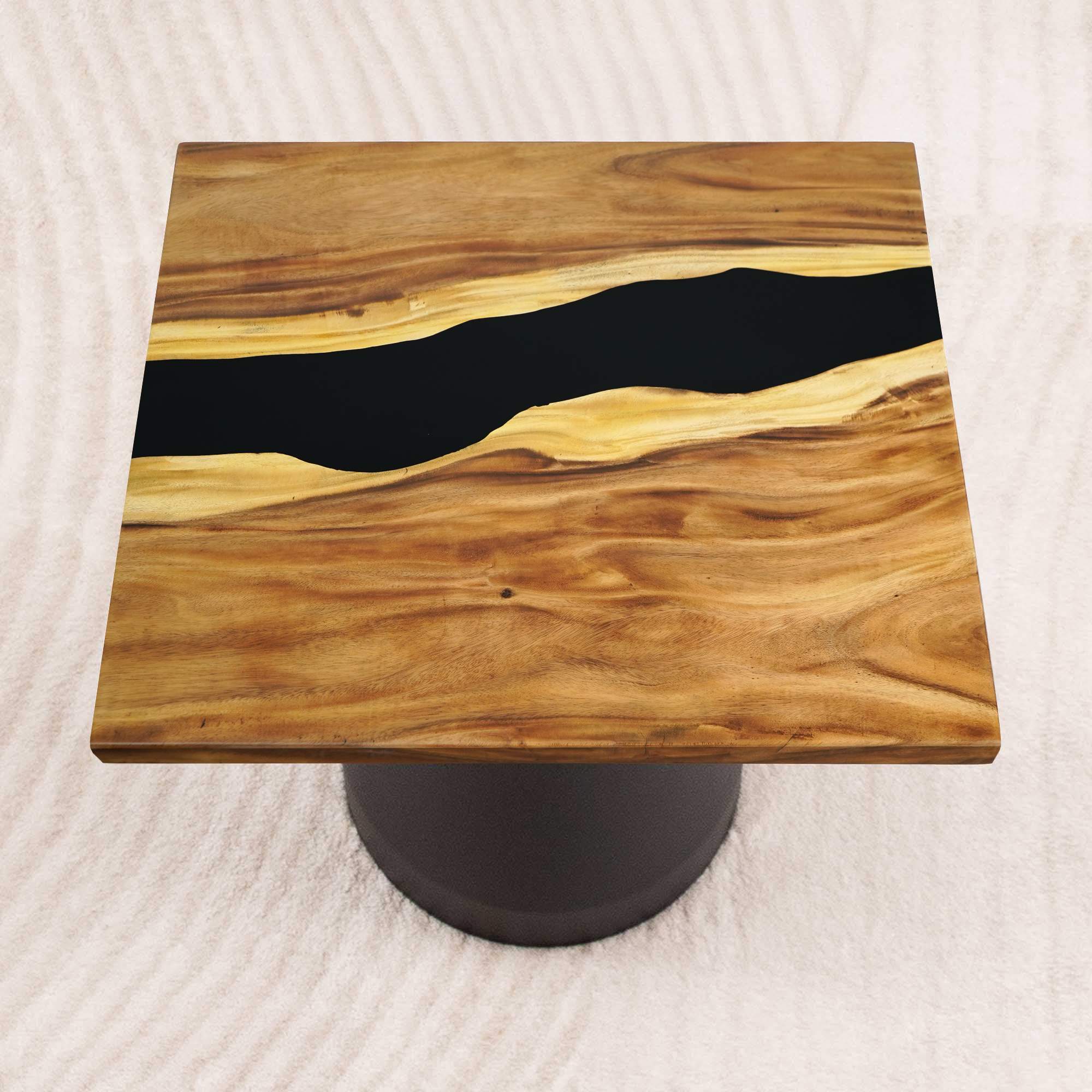 square epoxy table top 41 inches - SSQ41x41-629