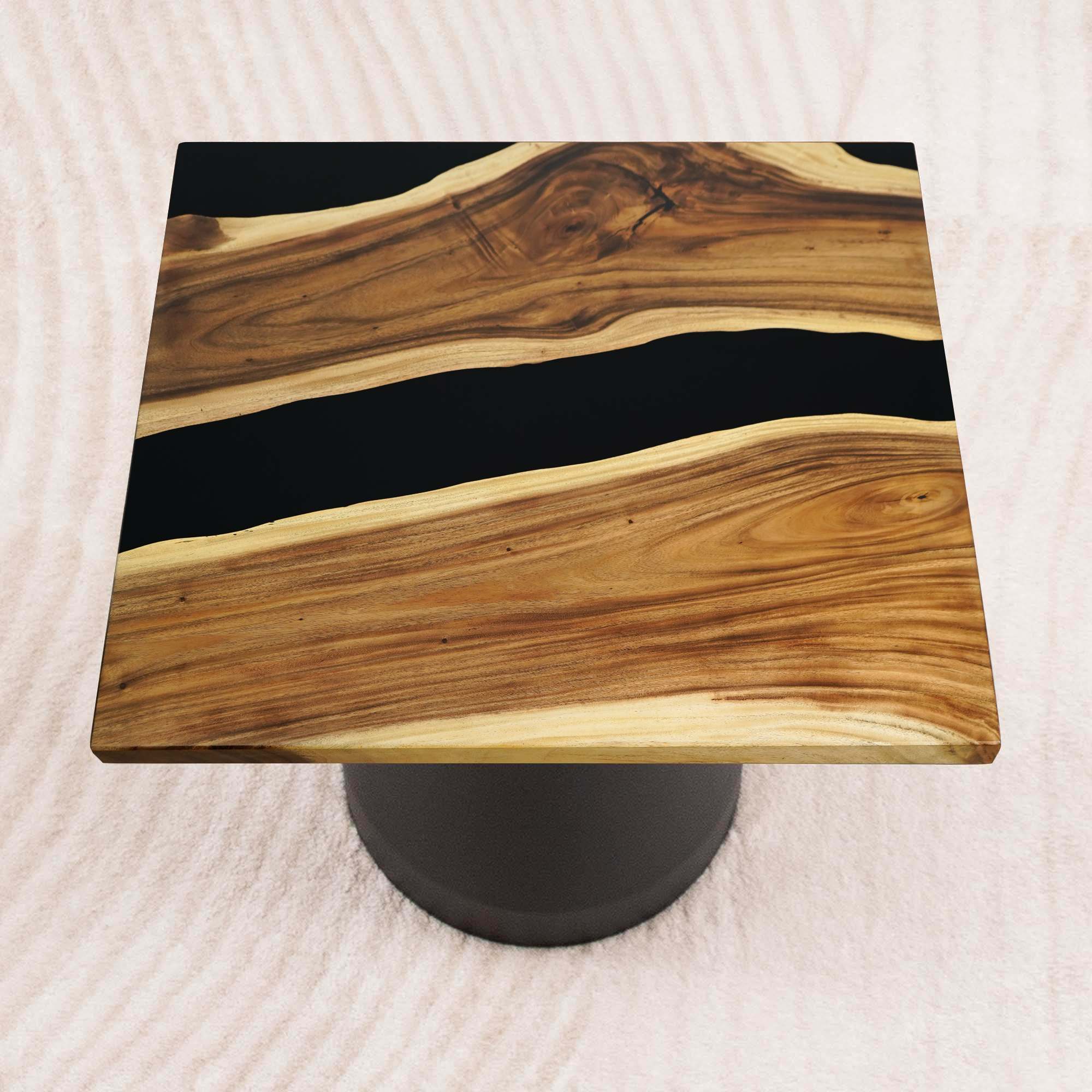 square epoxy table top 41 inches - SSQ41x41-631