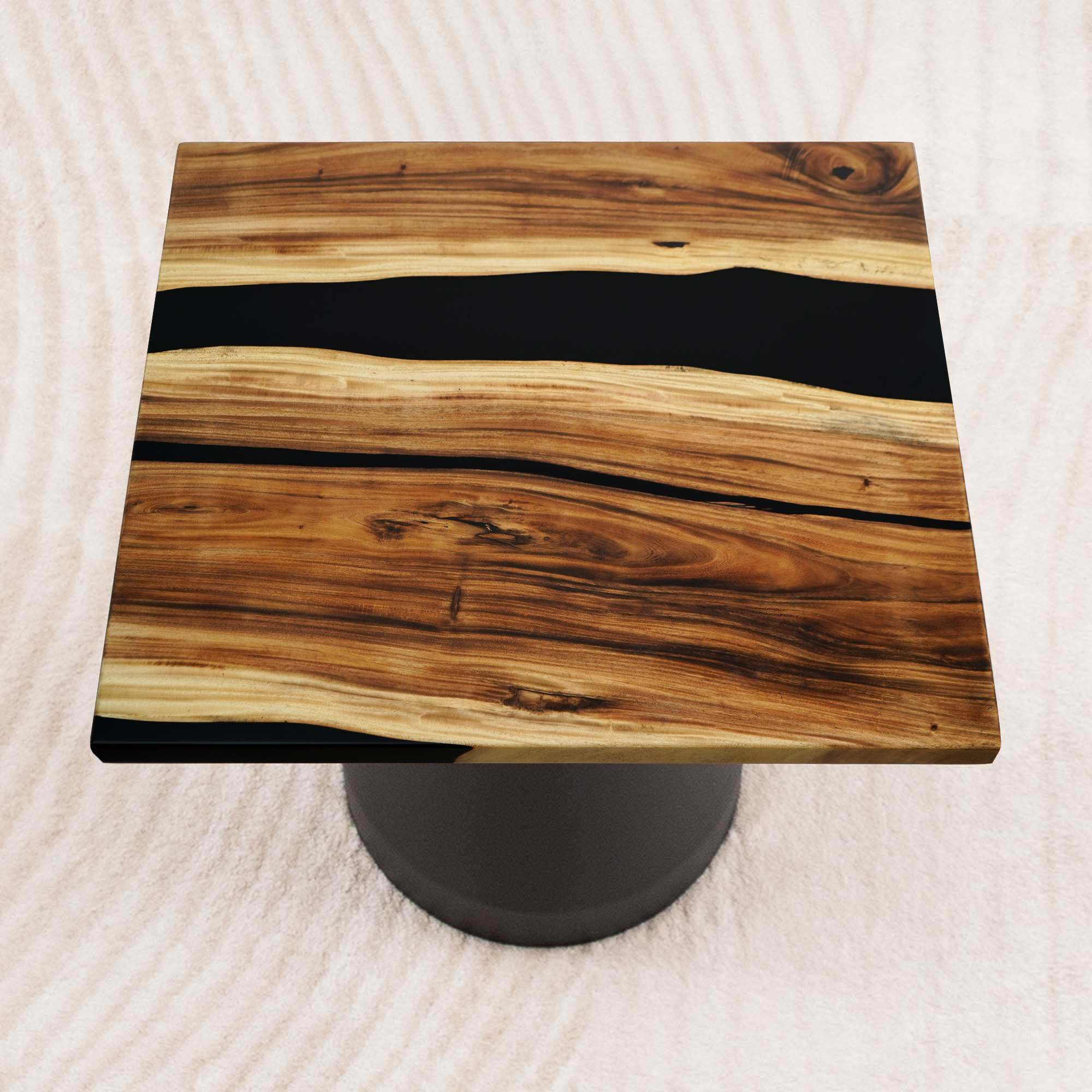 square epoxy table top 41 inches - SSQ41x41-656