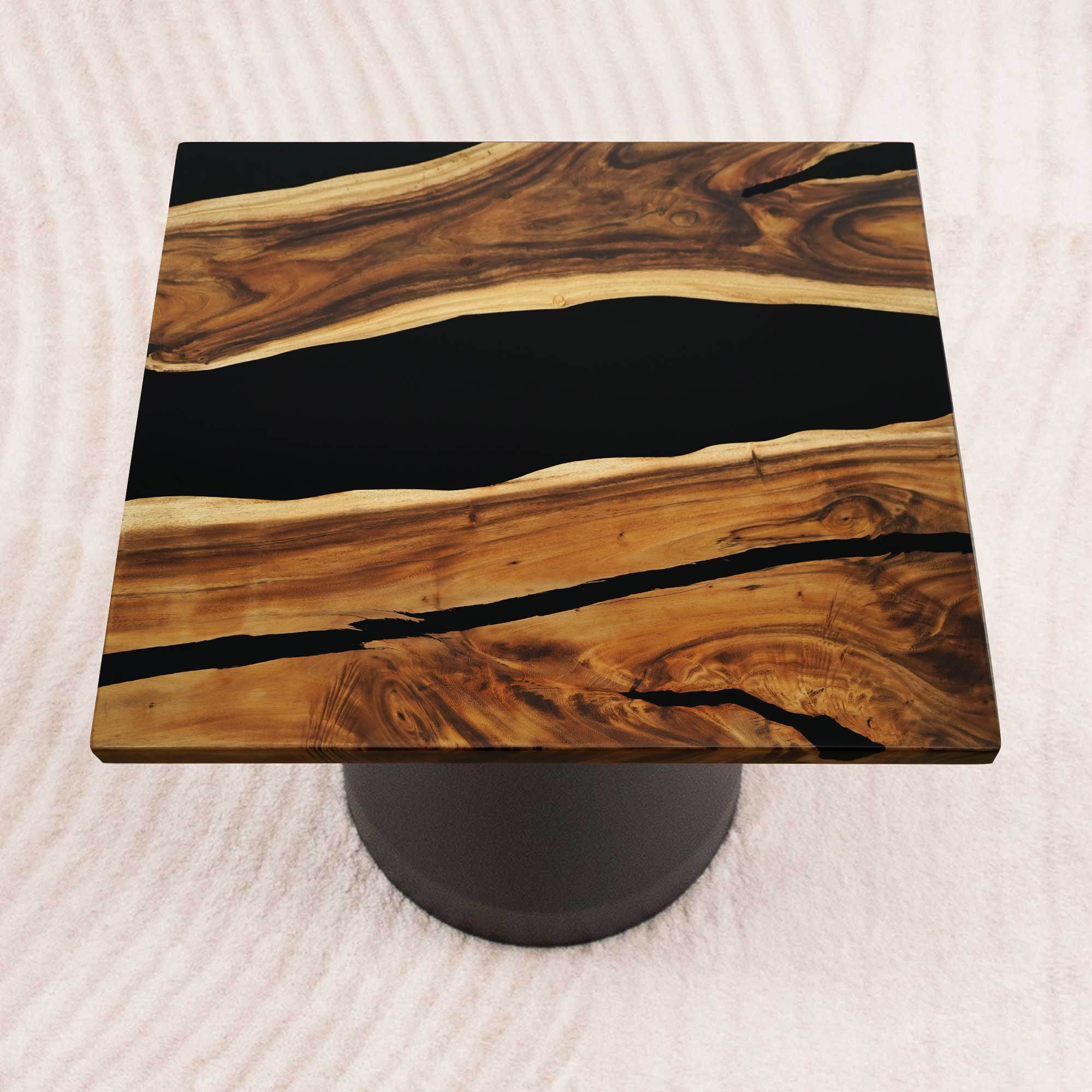 square epoxy table top 41 inches - SSQ41x41-708