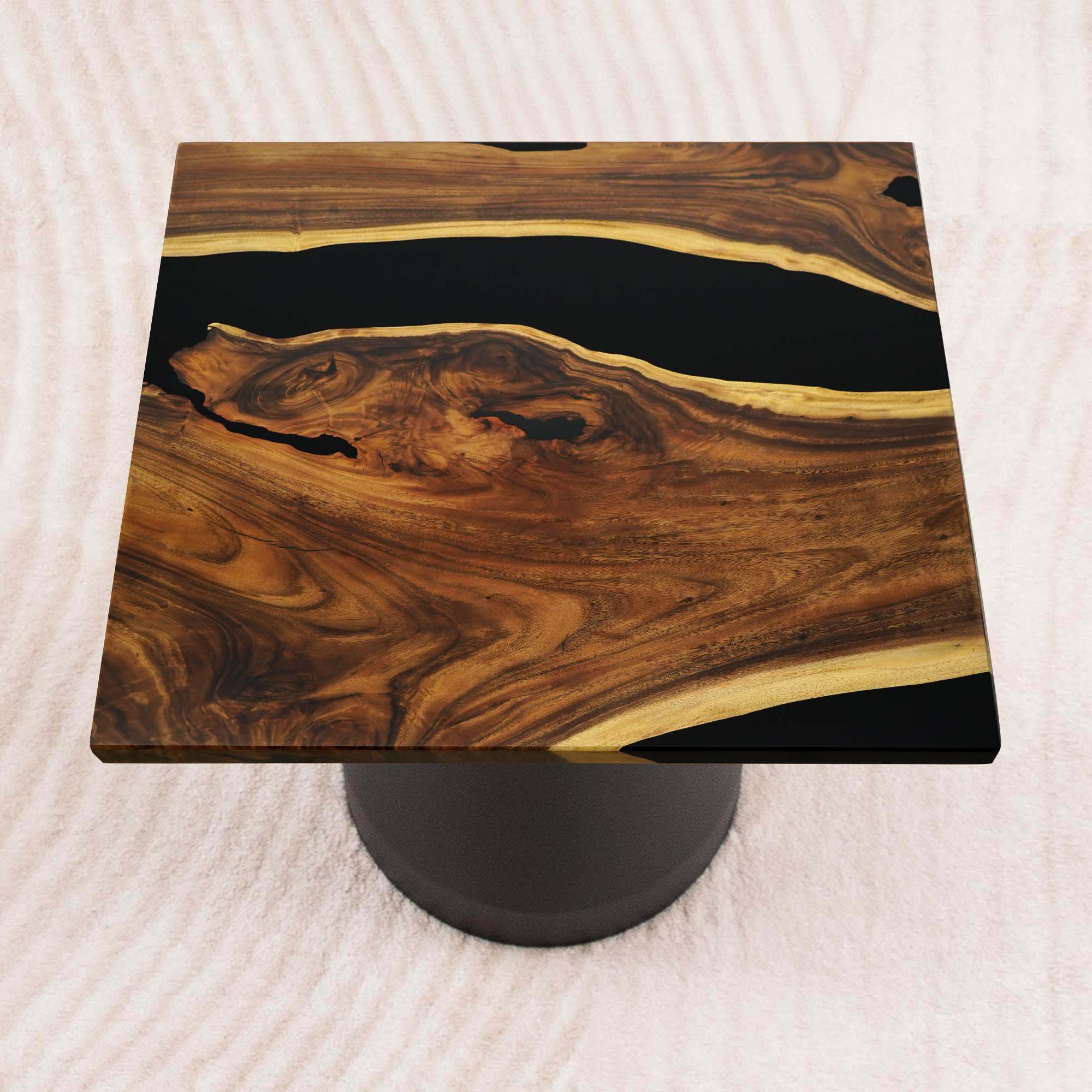 square epoxy table top 41 inches - SSQ41x41-846