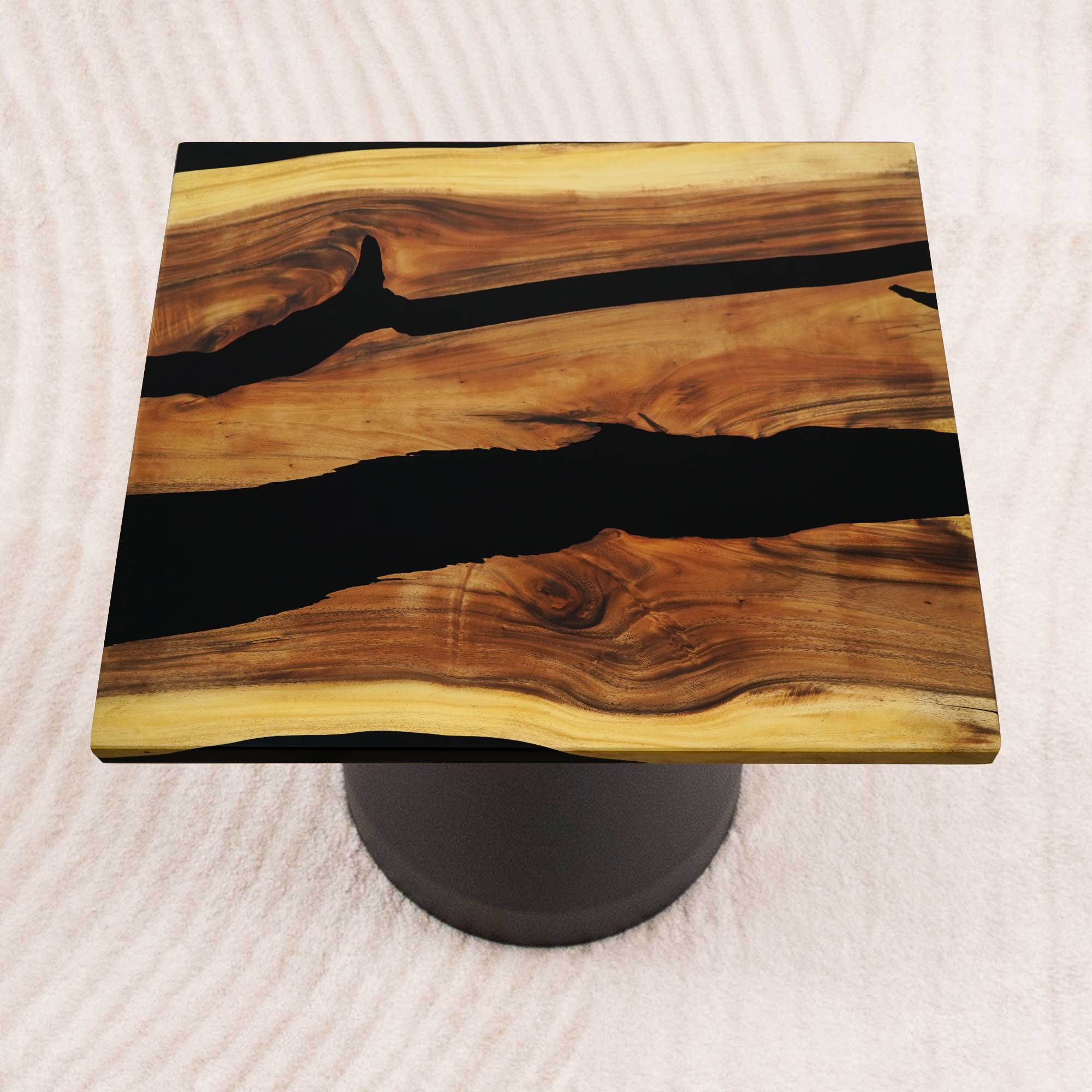square epoxy table top 41 inches - SSQ41x41-847