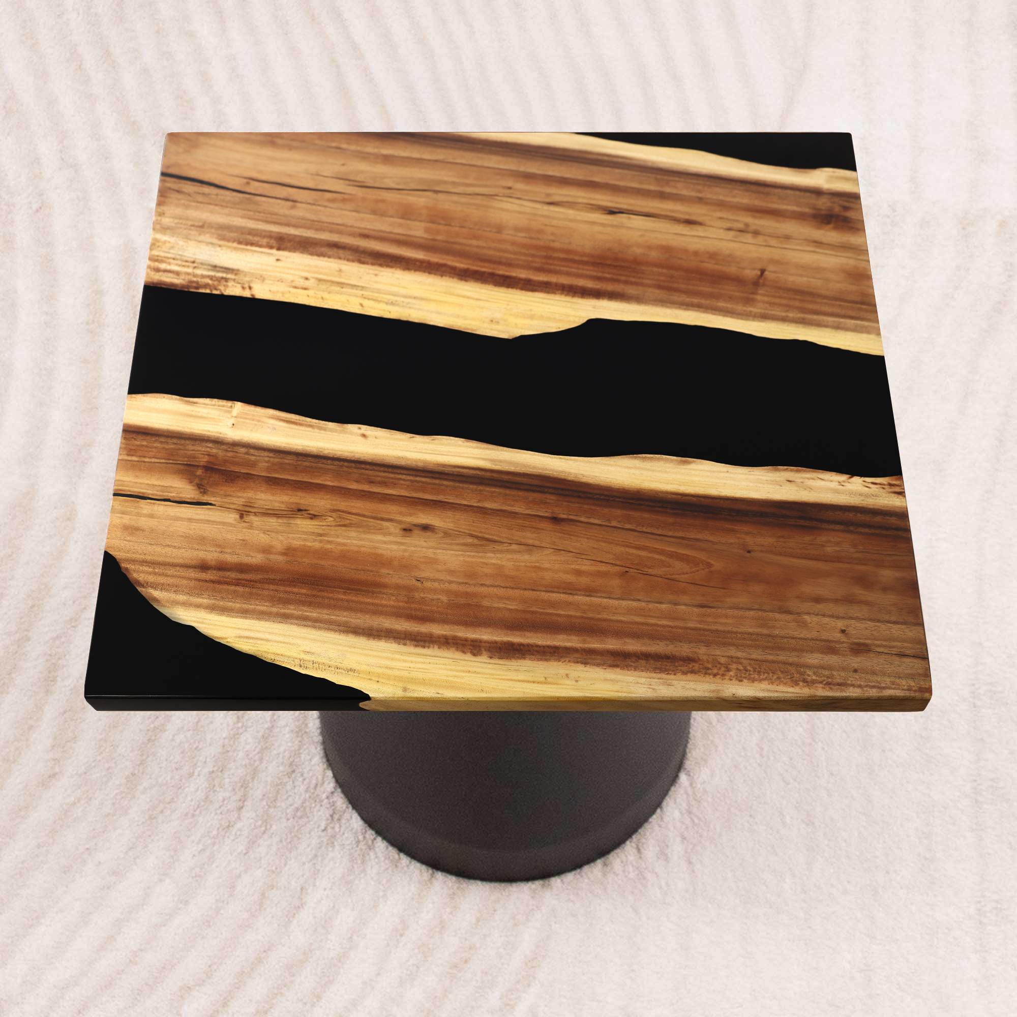square epoxy table top 41 inches - SSQ41x41-956