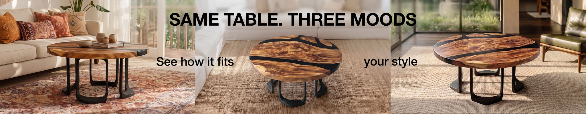 Same Table Three Moods