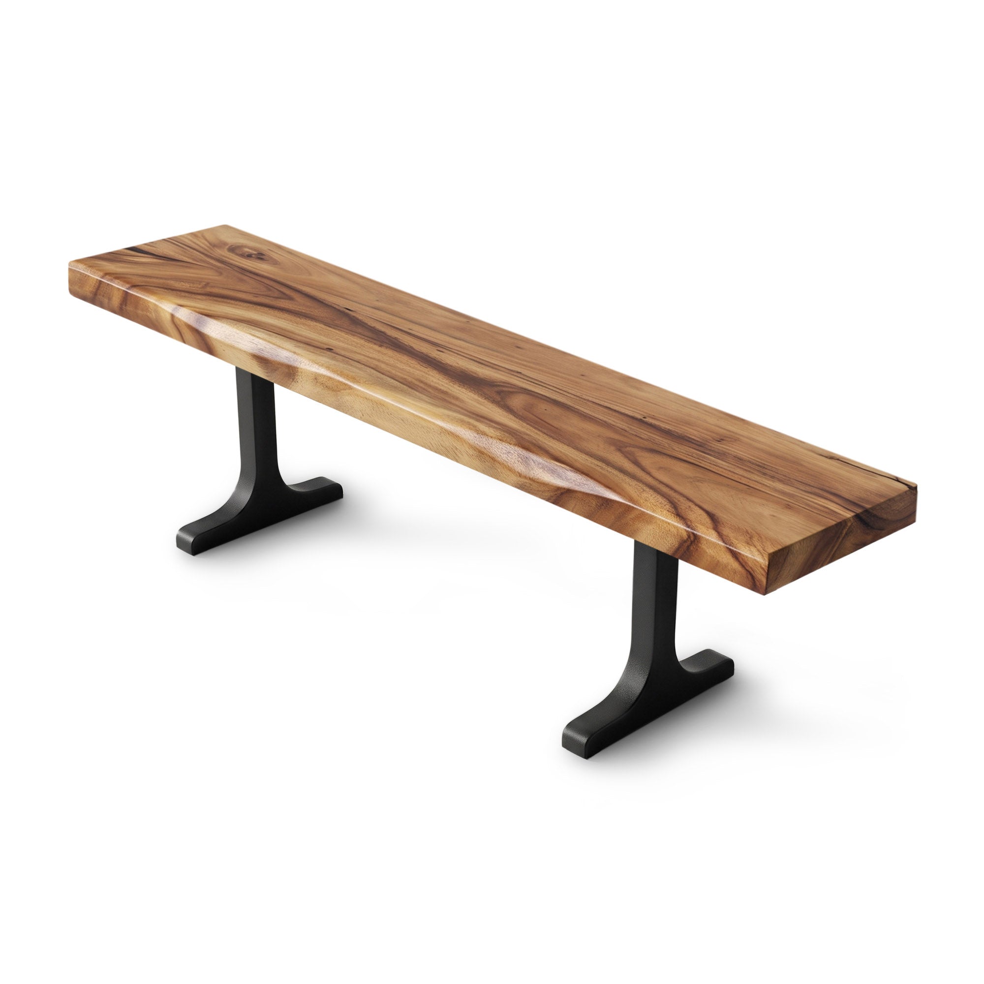 Bench 23" - 60" for Contemporary Living and Patio Seating 202 Pillar -  60x15 white background